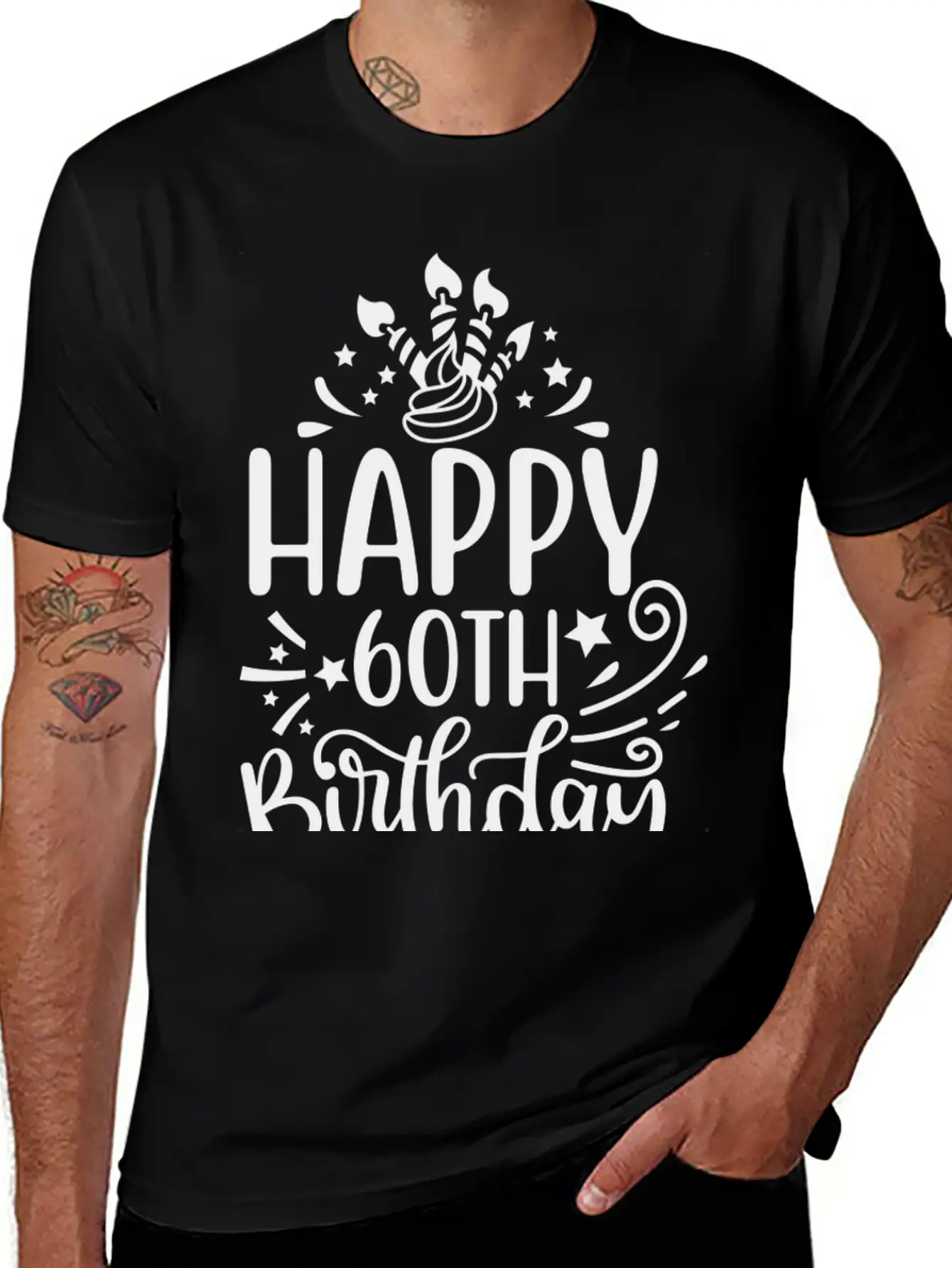 Happy 60th Birthday Presents 60 Year Old Gift Idea Classic Cotton Tee – Unisex Comfort For Any Season