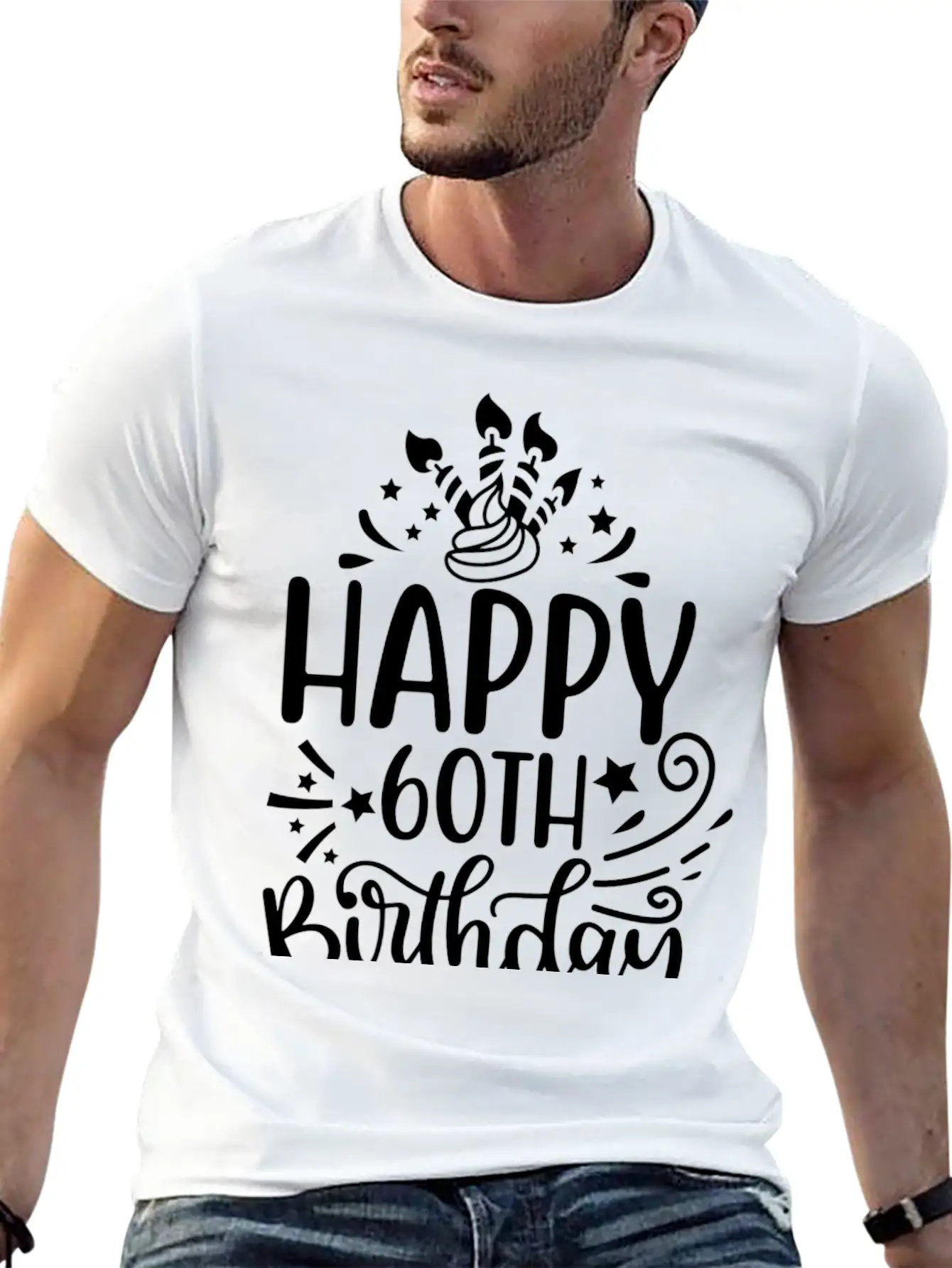 Happy 60th Birthday Presents 60 Year Old Gift Idea Classic Cotton Tee – Unisex Comfort For Any Season