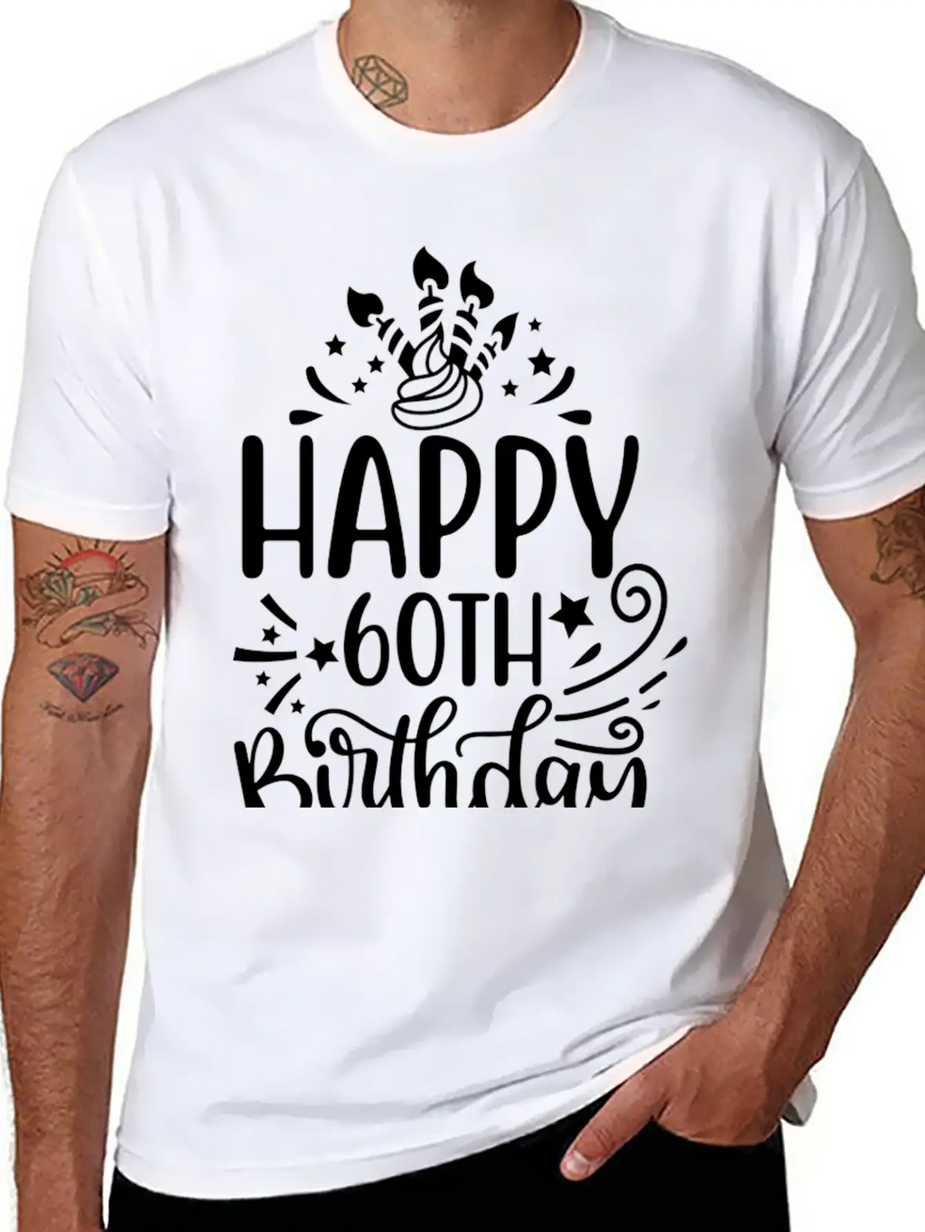 Happy 60th Birthday Presents 60 Year Old Gift Idea Classic Cotton Tee – Unisex Comfort For Any Season