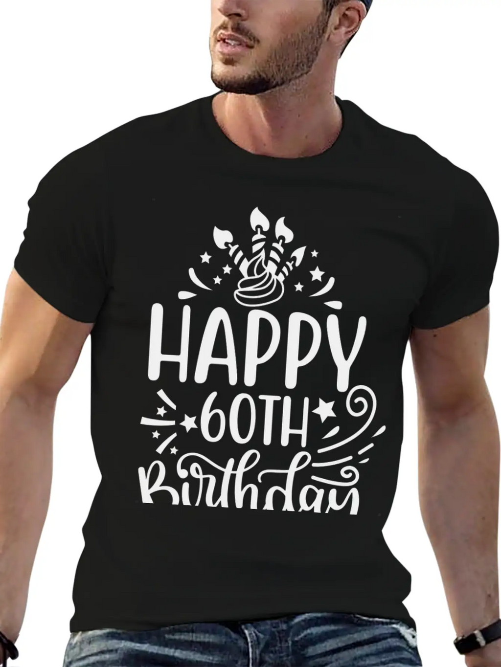 Happy 60th Birthday Presents 60 Year Old Gift Idea Classic Cotton Tee – Unisex Comfort For Any Season