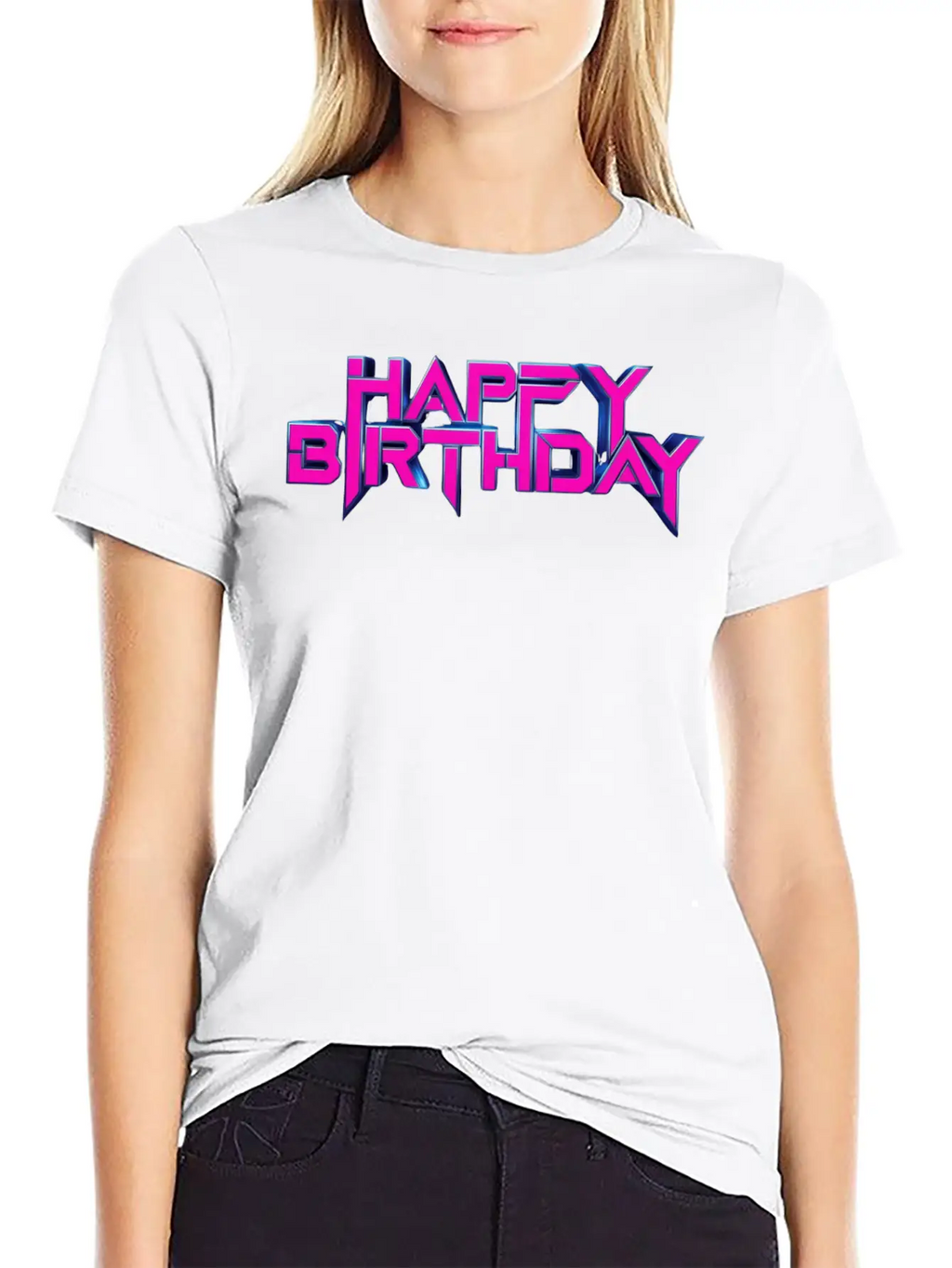 Happy Birthday Breathable Soft Cotton T-Shirt – Timeless Casual Look