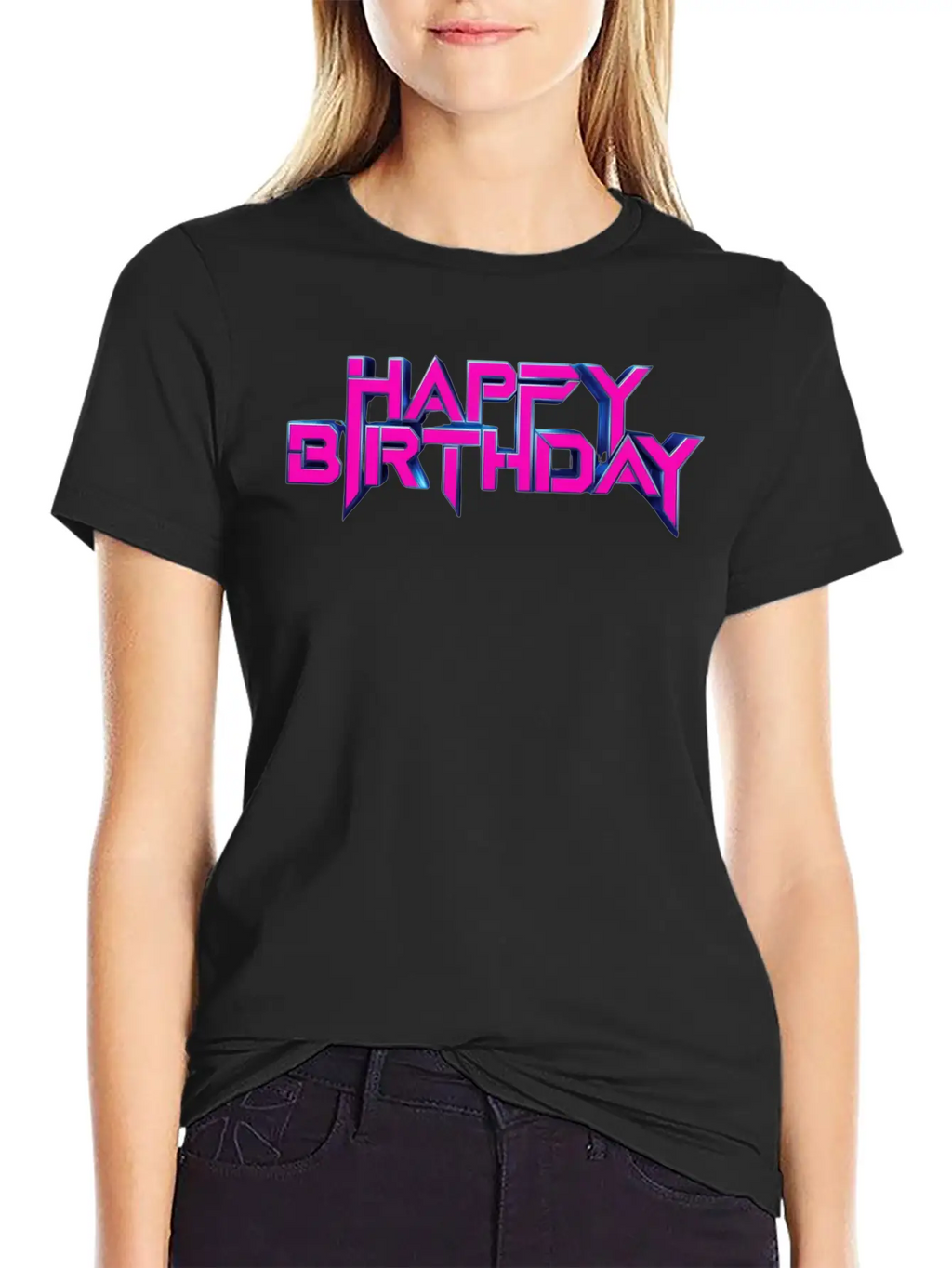 Happy Birthday Breathable Soft Cotton T-Shirt – Timeless Casual Look