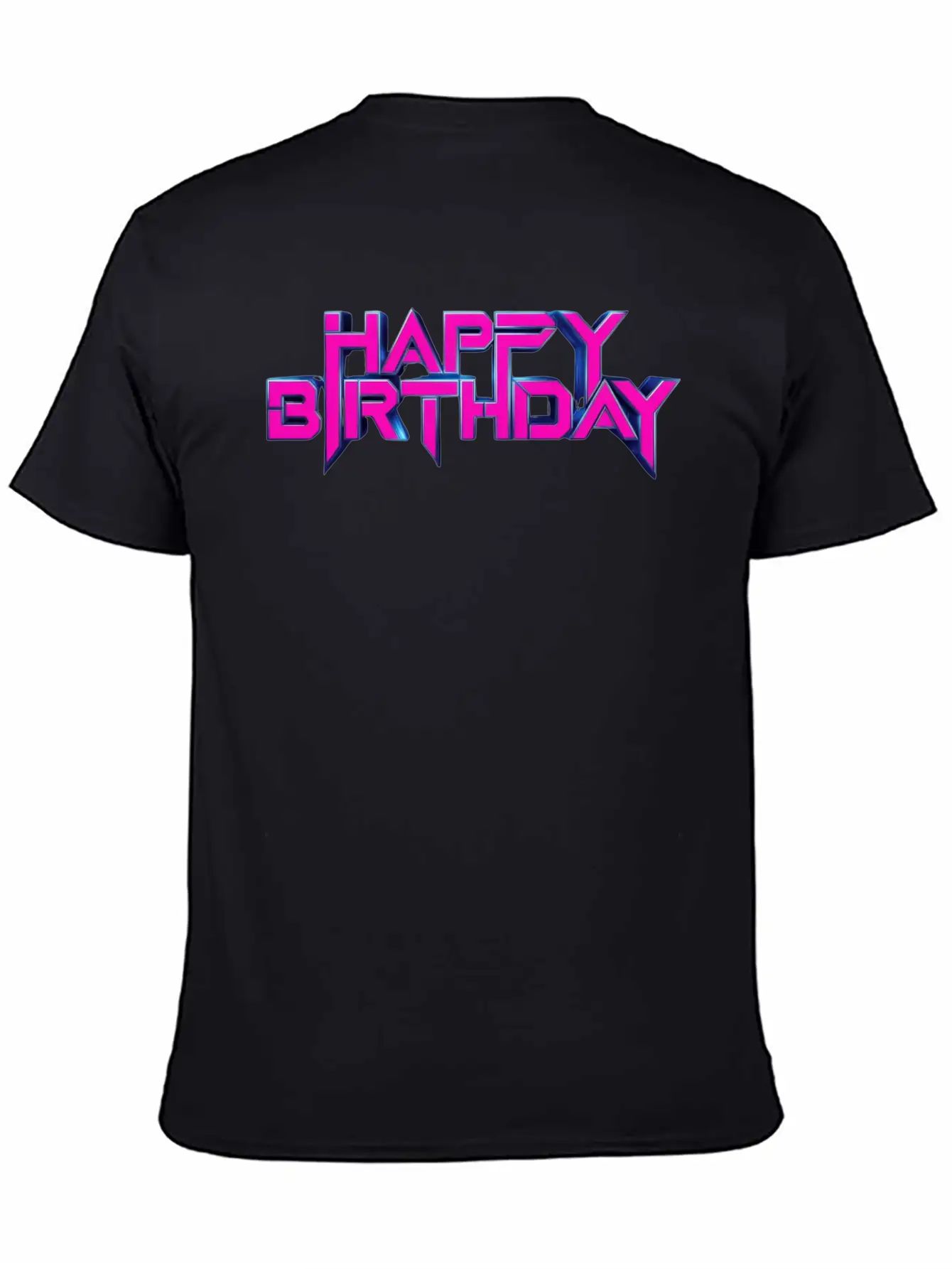 Happy Birthday Breathable Soft Cotton T-Shirt – Timeless Casual Look