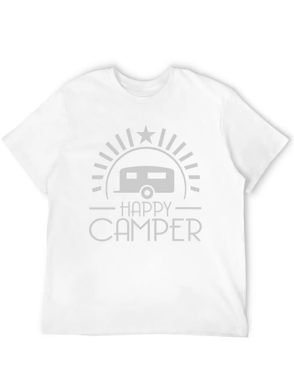 HAPPY CAMPER7.png Breathable Soft Cotton T-Shirt – Timeless Casual Look
