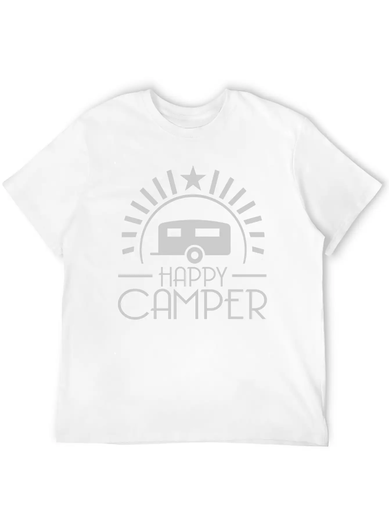 HAPPY CAMPER7.png Breathable Soft Cotton T-Shirt – Timeless Casual Look