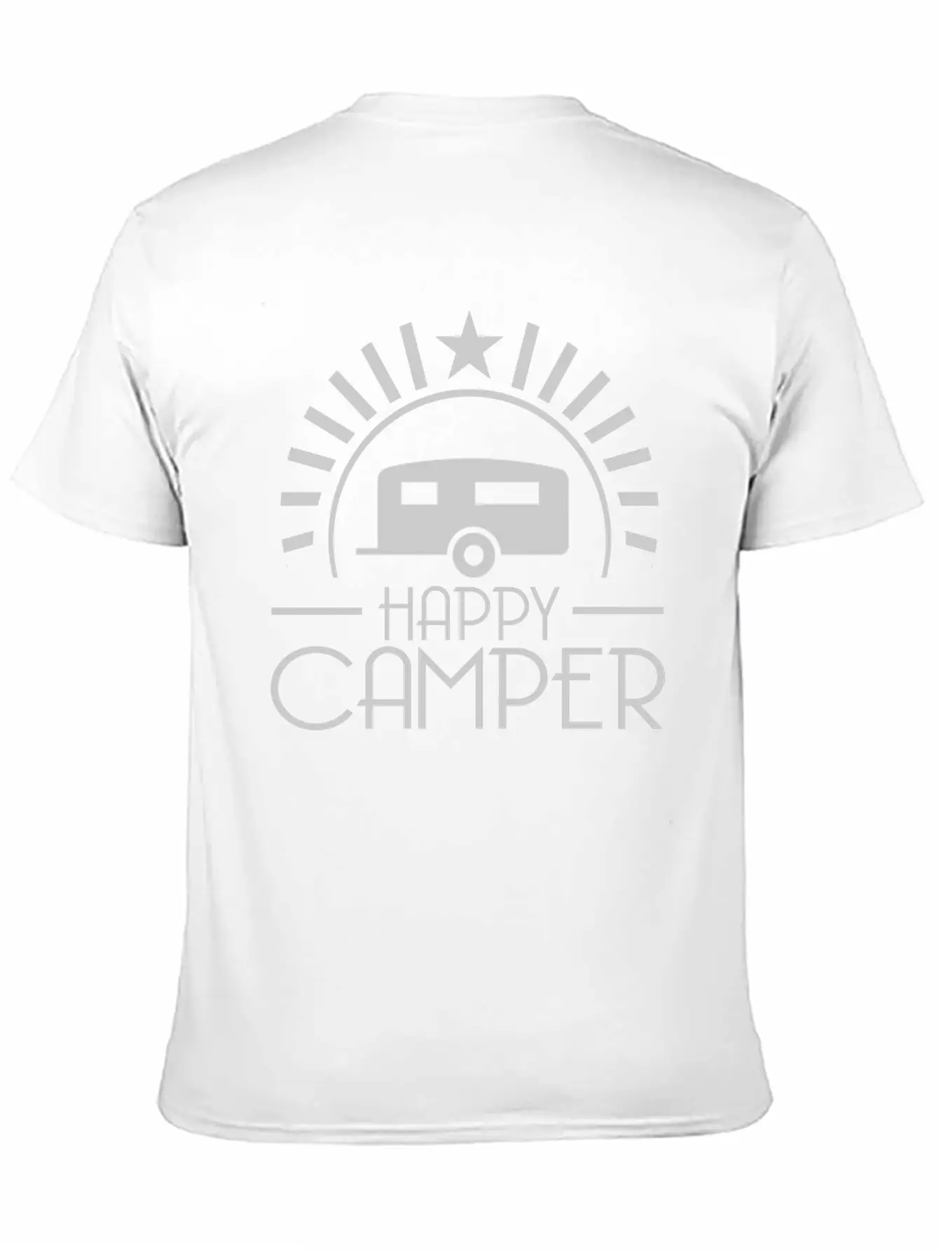 HAPPY CAMPER7.png Breathable Soft Cotton T-Shirt – Timeless Casual Look