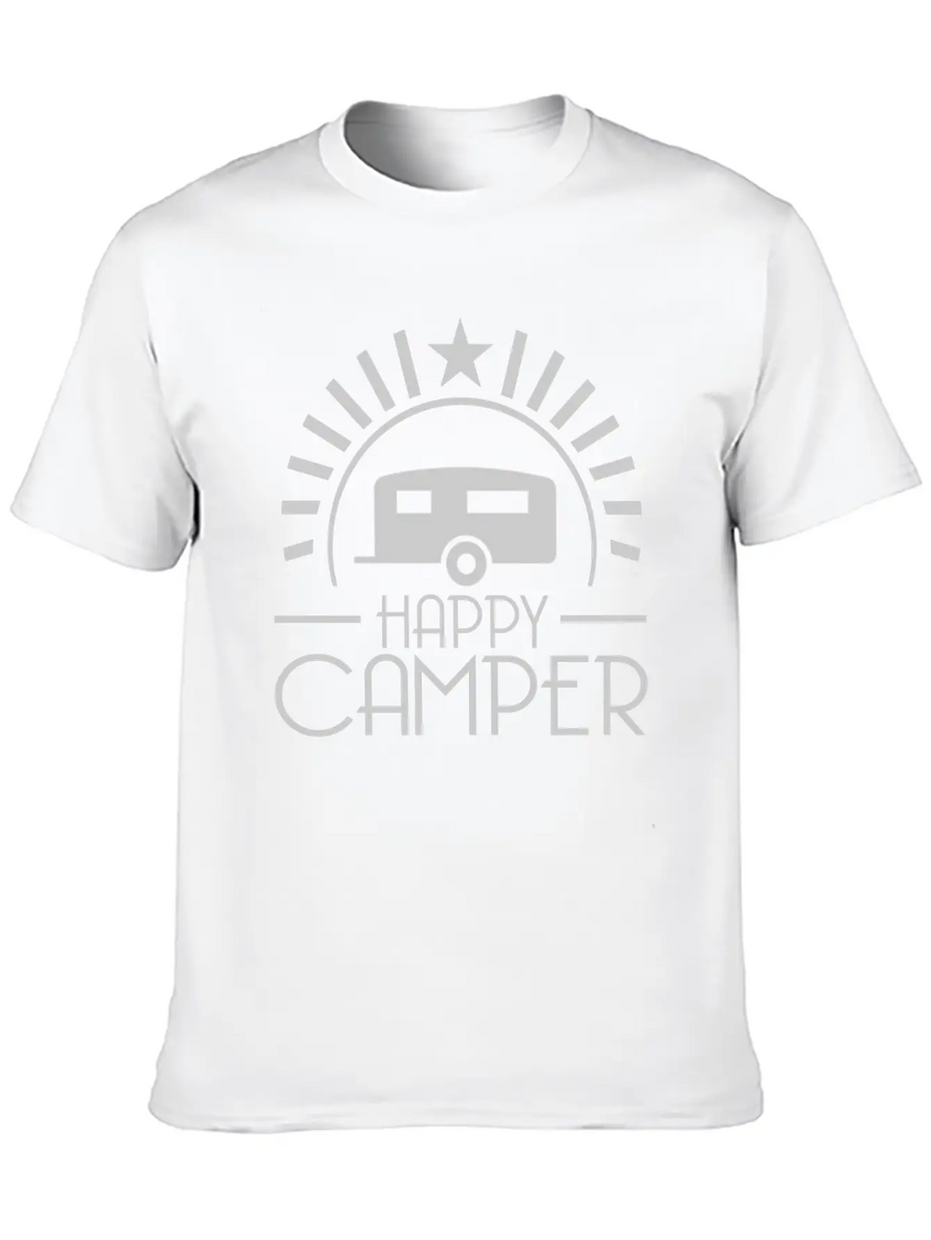 HAPPY CAMPER7.png Breathable Soft Cotton T-Shirt – Timeless Casual Look