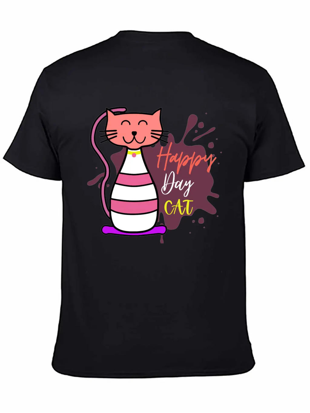 Happy Cat Day International Cat Day Relaxed Everyday Tee – Lightweight And Durable Cotton