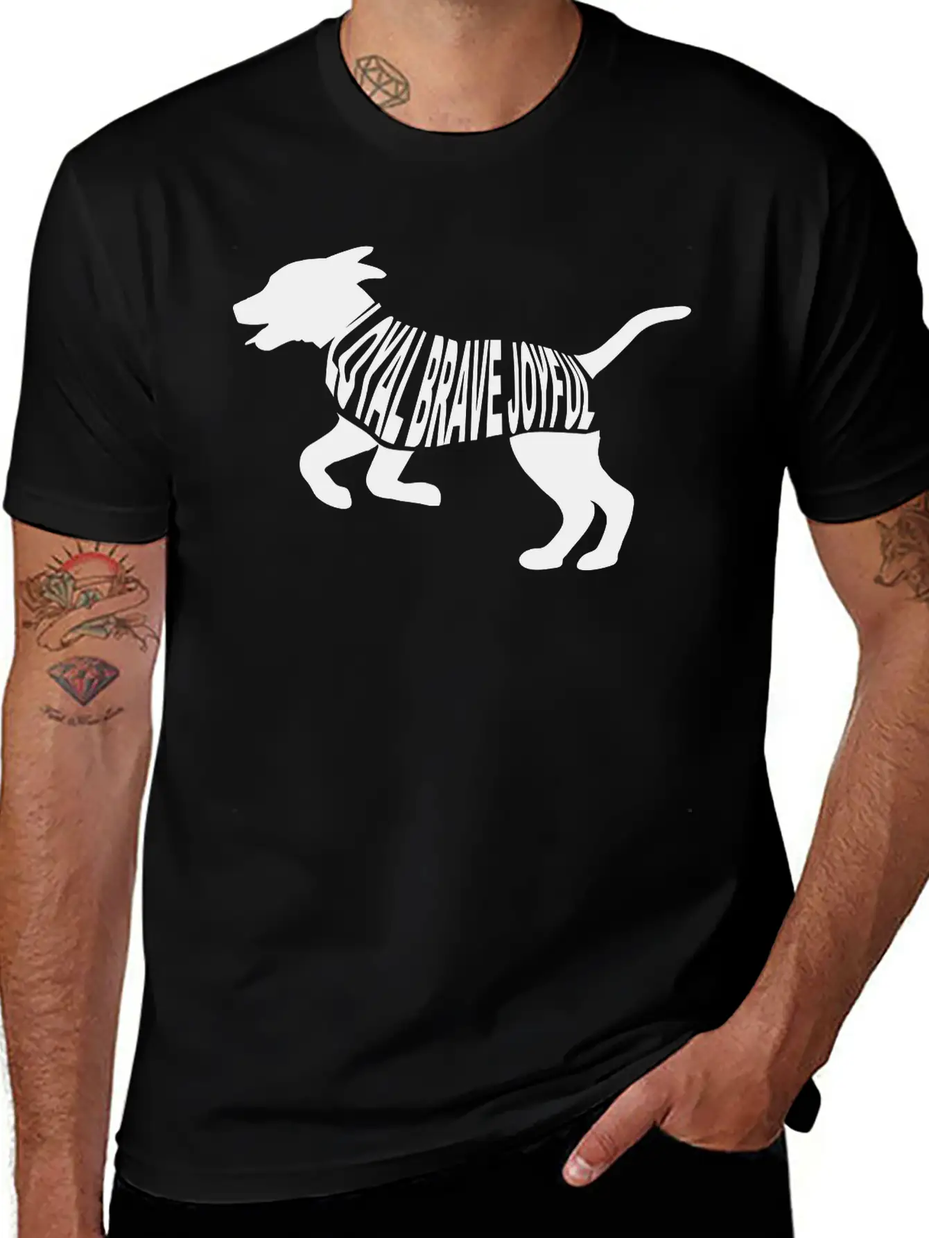 Happy Dog Classic Cotton Tee – Unisex Comfort For Any Season