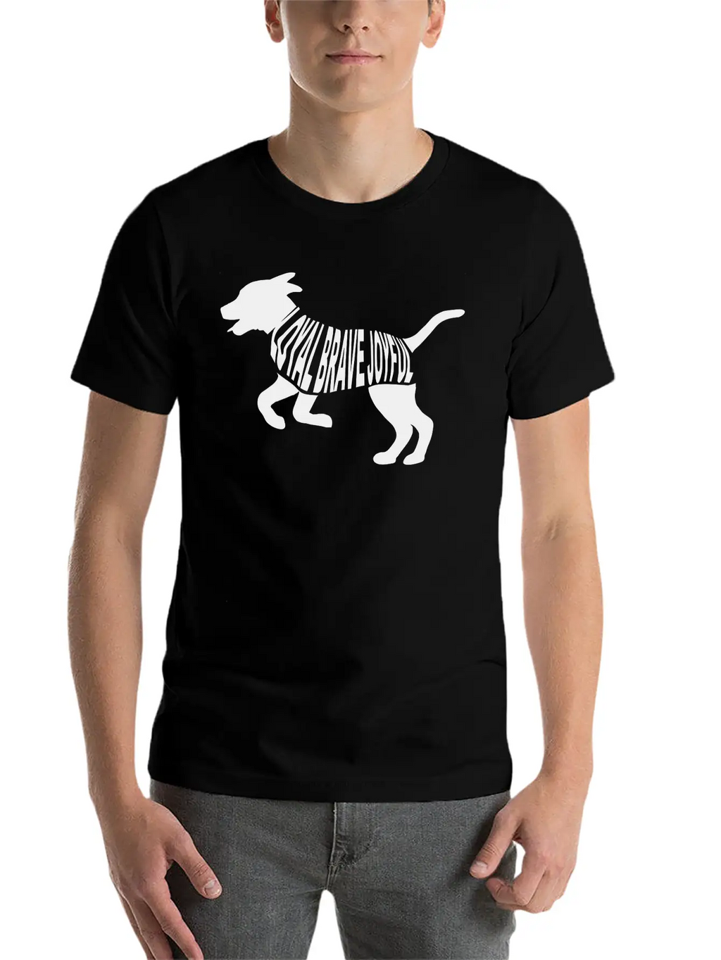 Happy Dog Classic Cotton Tee – Unisex Comfort For Any Season