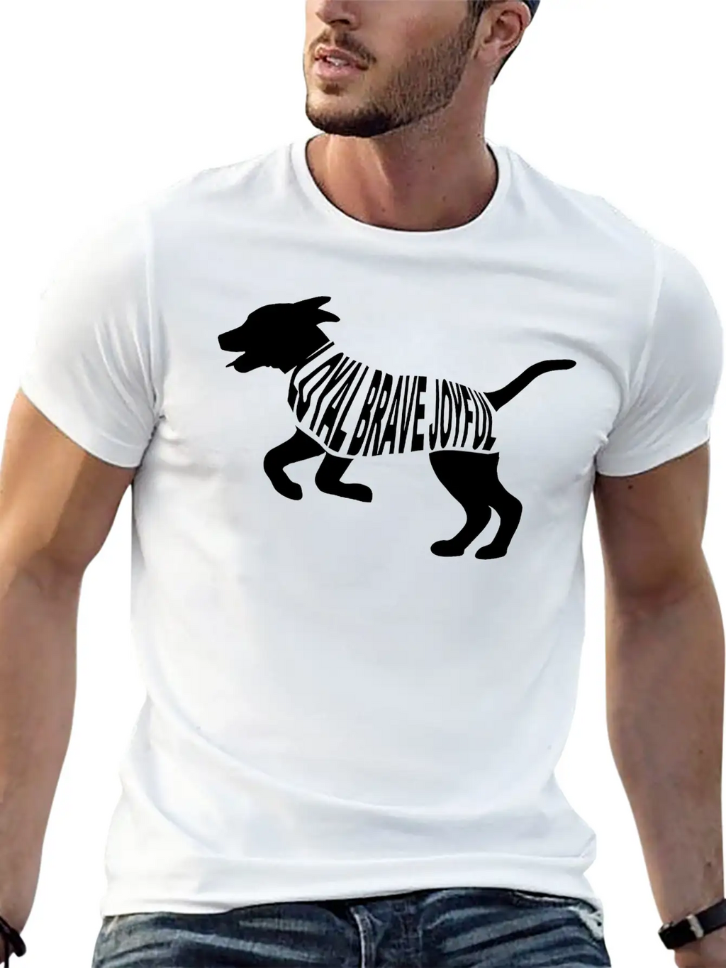 Happy Dog Classic Cotton Tee – Unisex Comfort For Any Season