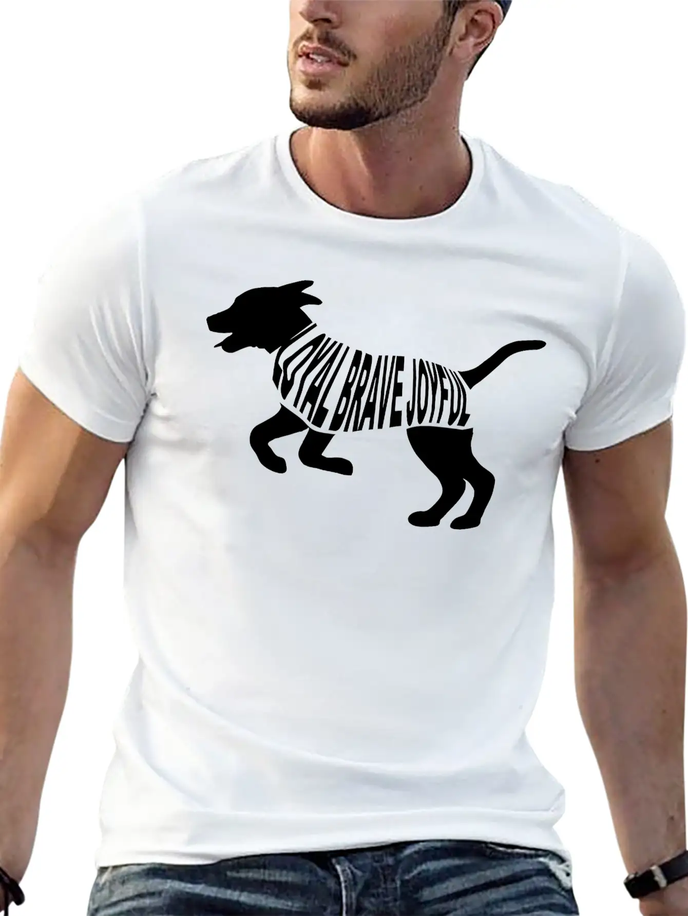 Happy Dog Classic Cotton Tee – Unisex Comfort For Any Season