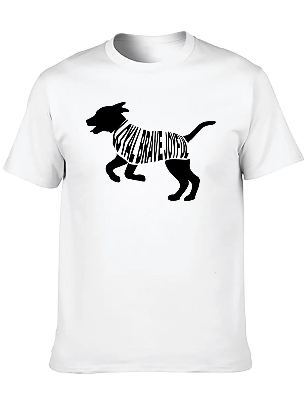 Happy Dog Classic Cotton Tee – Unisex Comfort For Any Season