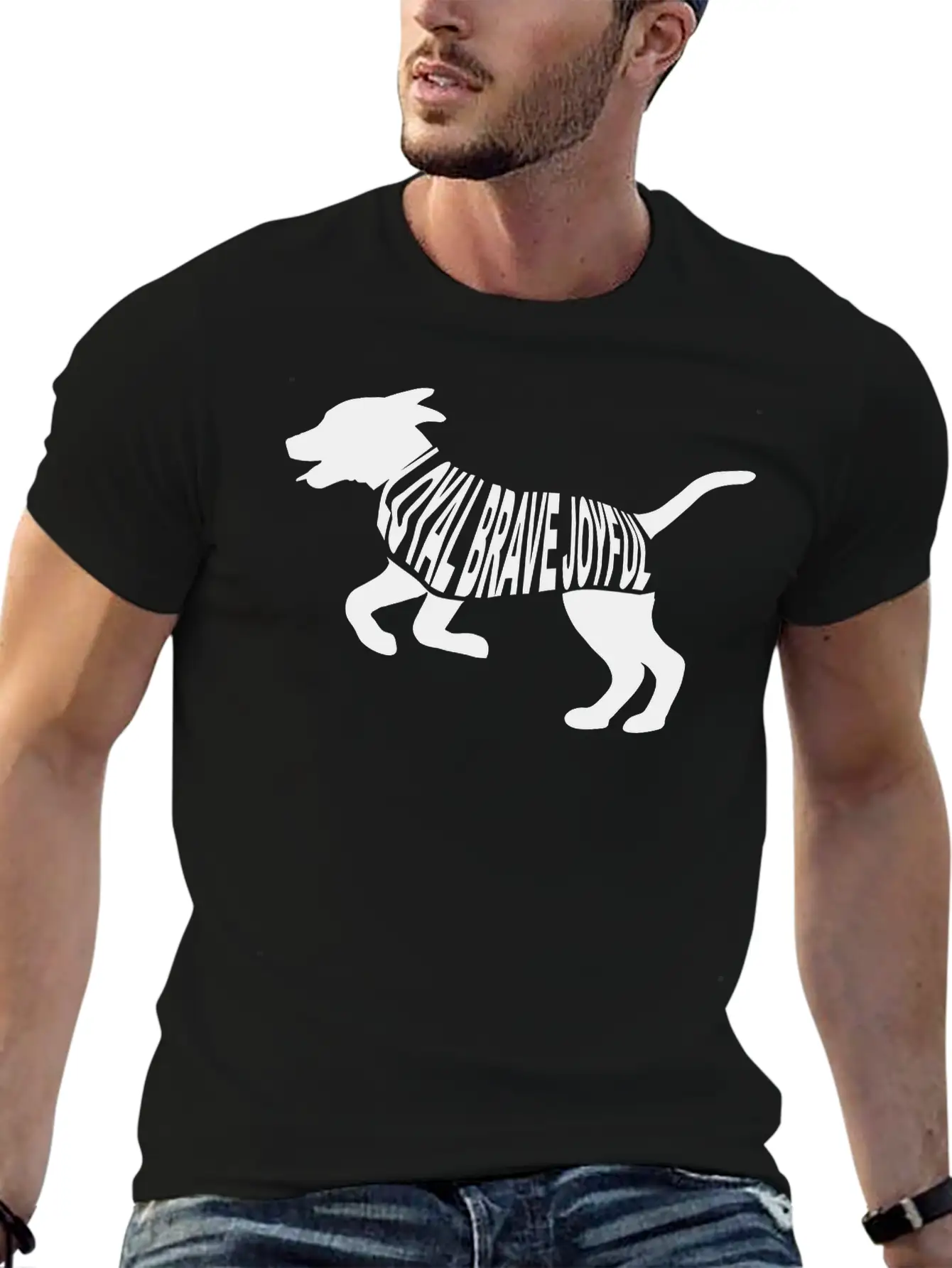 Happy Dog Classic Cotton Tee – Unisex Comfort For Any Season