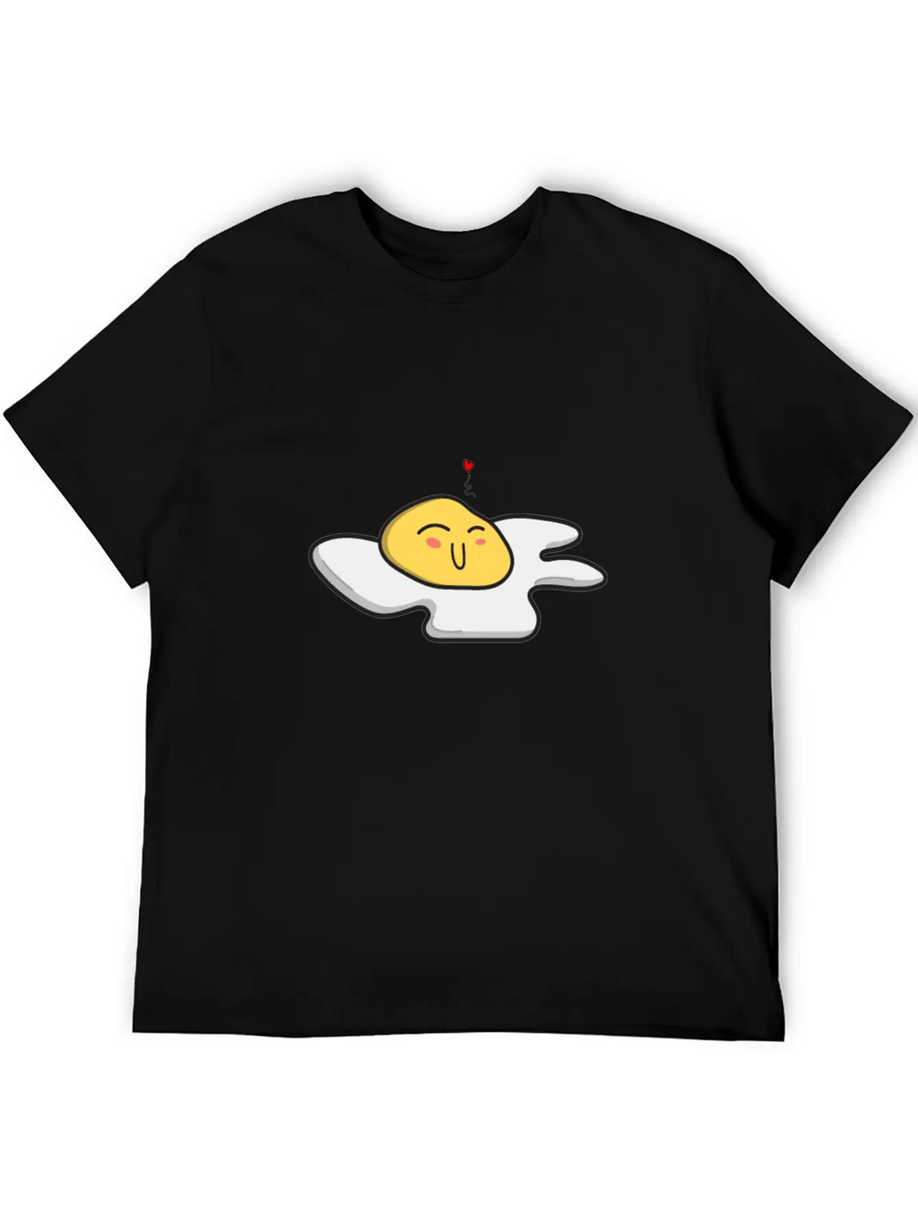 Happy Eggie Unisex Casual T-Shirt – Clean Design For Daily Comfort