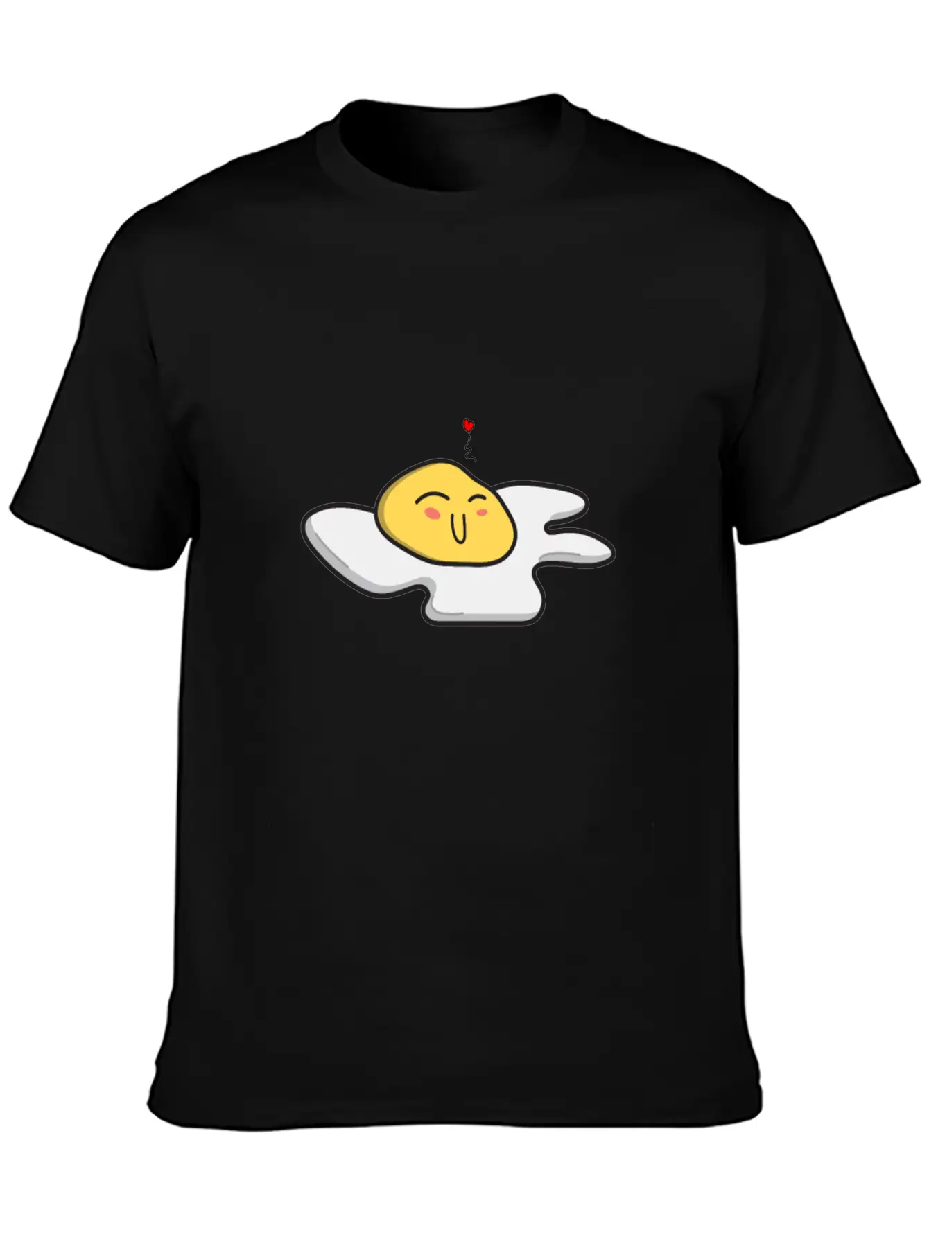 Happy Eggie Unisex Casual T-Shirt – Clean Design For Daily Comfort
