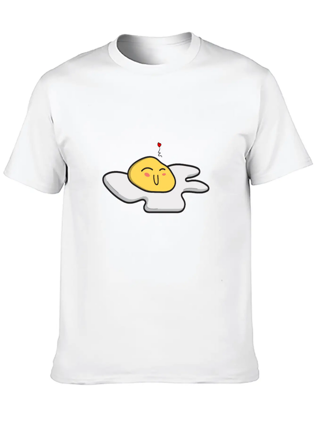 Happy Eggie Unisex Casual T-Shirt – Clean Design For Daily Comfort