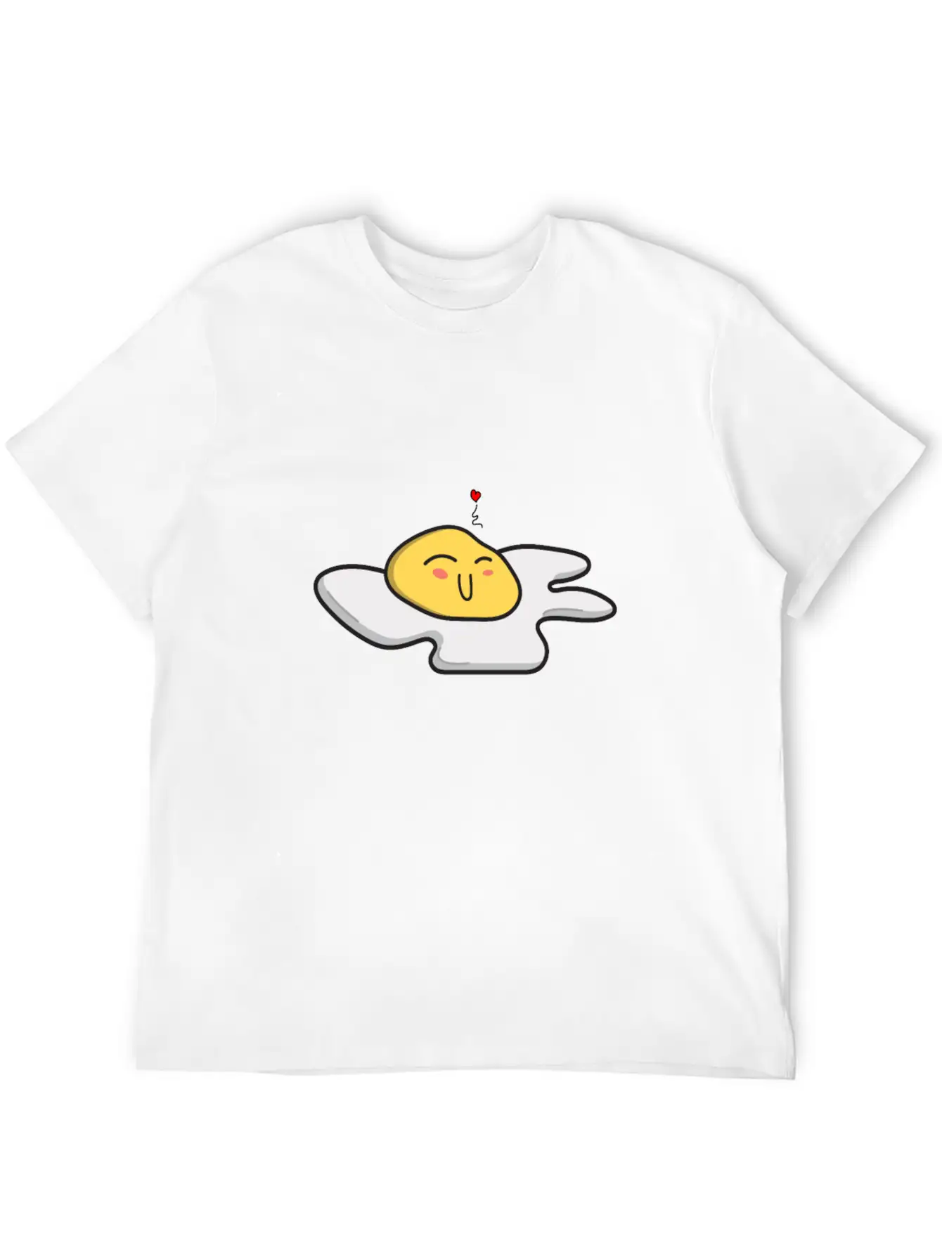 Happy Eggie Unisex Casual T-Shirt – Clean Design For Daily Comfort