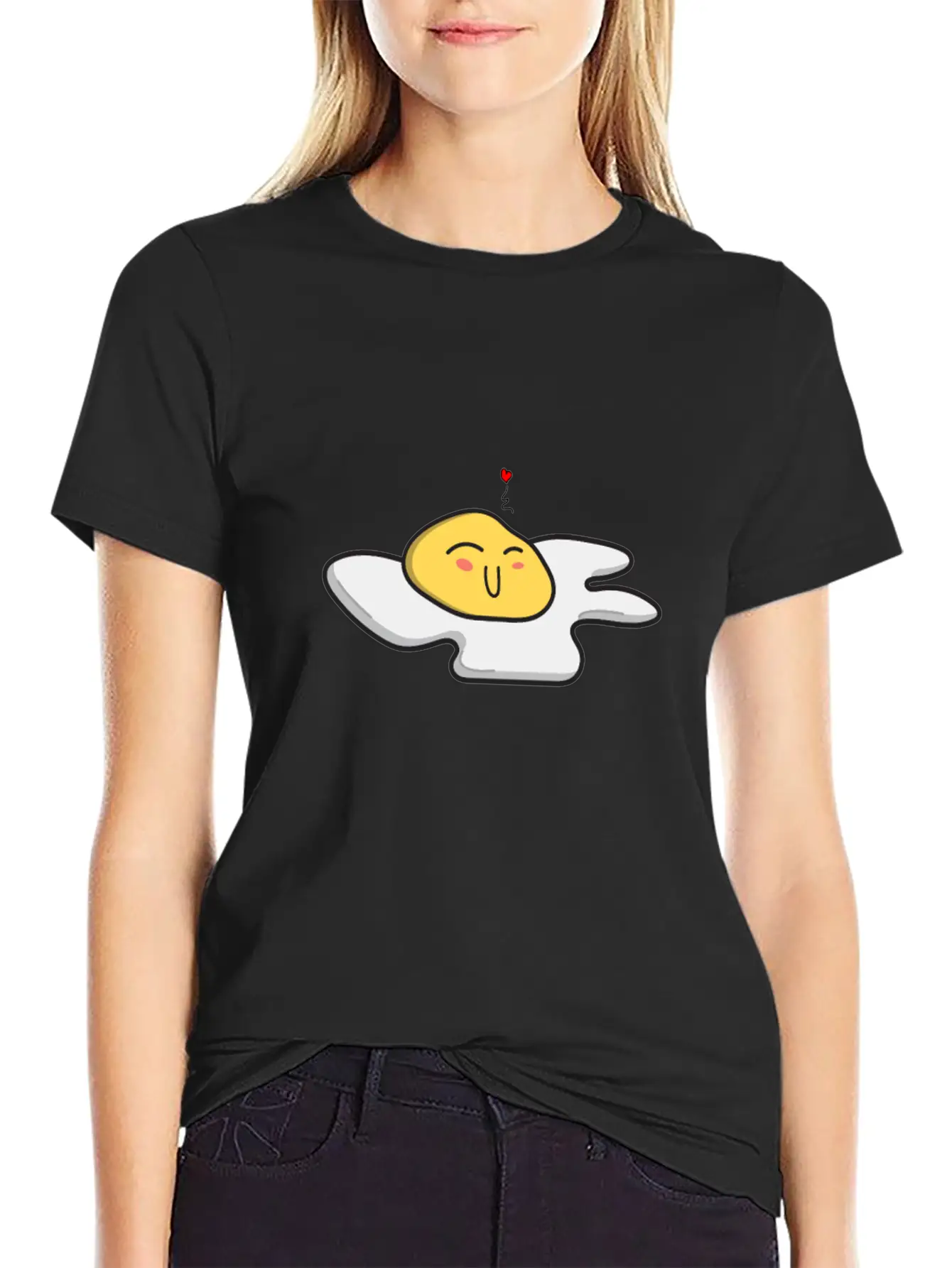 Happy Eggie Unisex Casual T-Shirt – Clean Design For Daily Comfort
