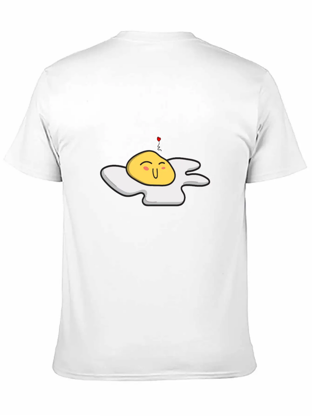 Happy Eggie Unisex Casual T-Shirt – Clean Design For Daily Comfort
