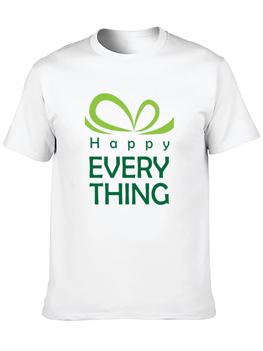 Happy Everything - Gift Of Festival Timeless Short Sleeve Tee – Comfy And Minimalist Design