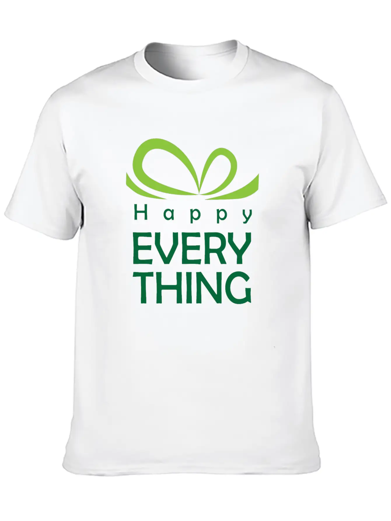 Happy Everything - Gift Of Festival Timeless Short Sleeve Tee – Comfy And Minimalist Design
