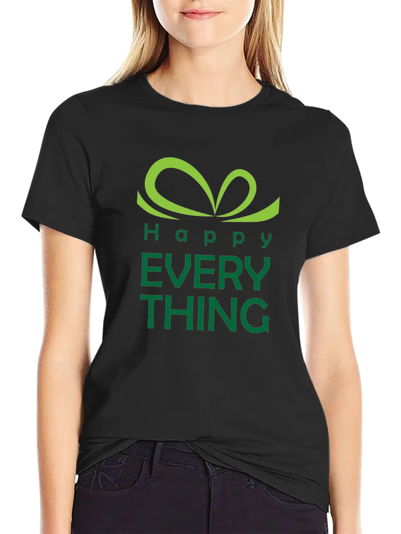 Happy Everything - Gift Of Festival Timeless Short Sleeve Tee – Comfy And Minimalist Design