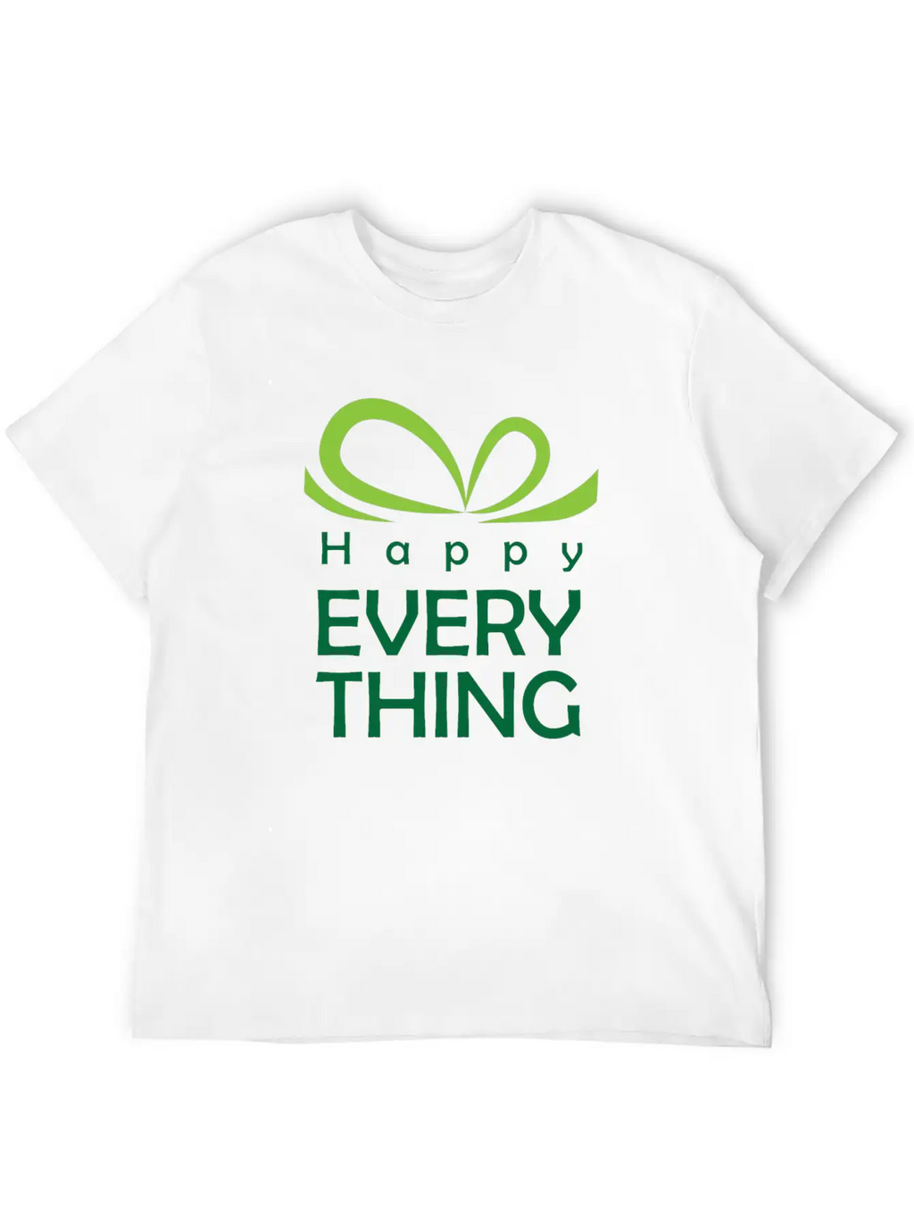 Happy Everything - Gift Of Festival Timeless Short Sleeve Tee – Comfy And Minimalist Design