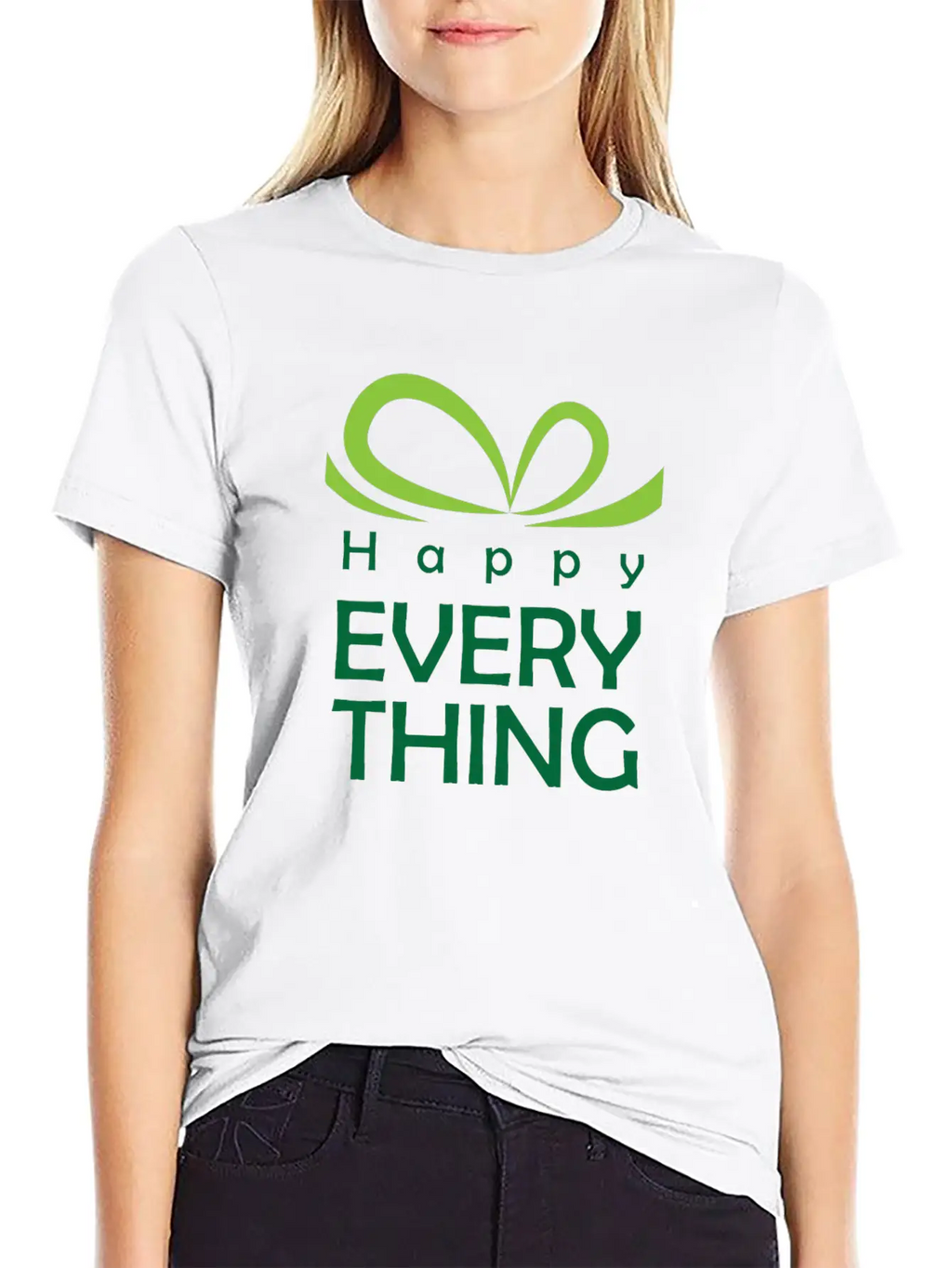 Happy Everything - Gift Of Festival Timeless Short Sleeve Tee – Comfy And Minimalist Design
