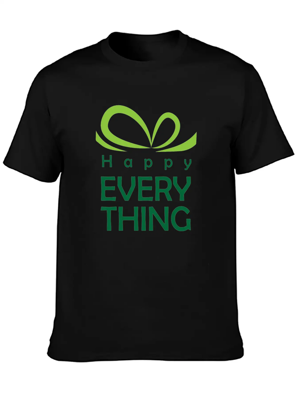 Happy Everything - Gift Of Festival Timeless Short Sleeve Tee – Comfy And Minimalist Design