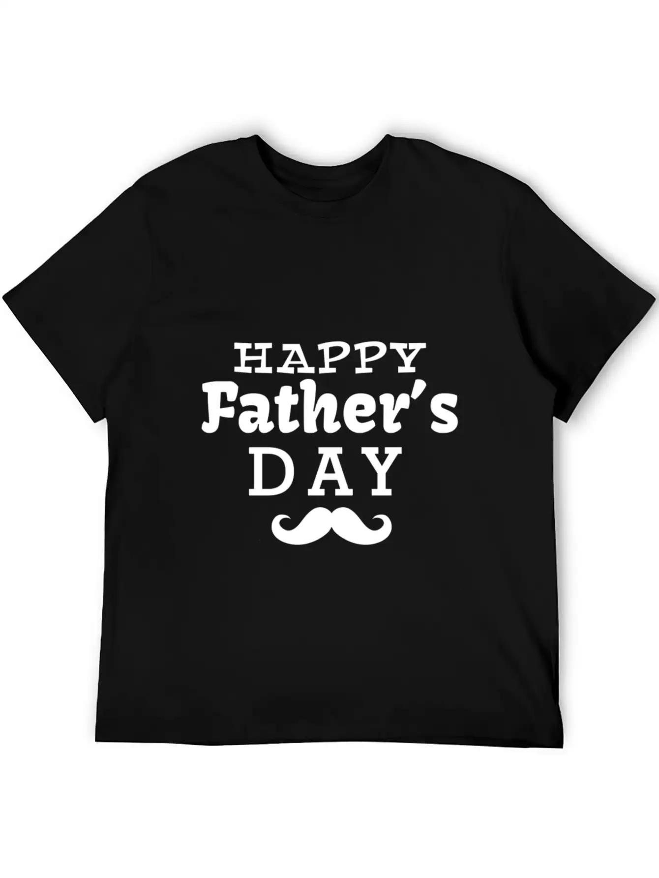 Happy Fathers Day Breathable Soft Cotton T-Shirt – Timeless Casual Look