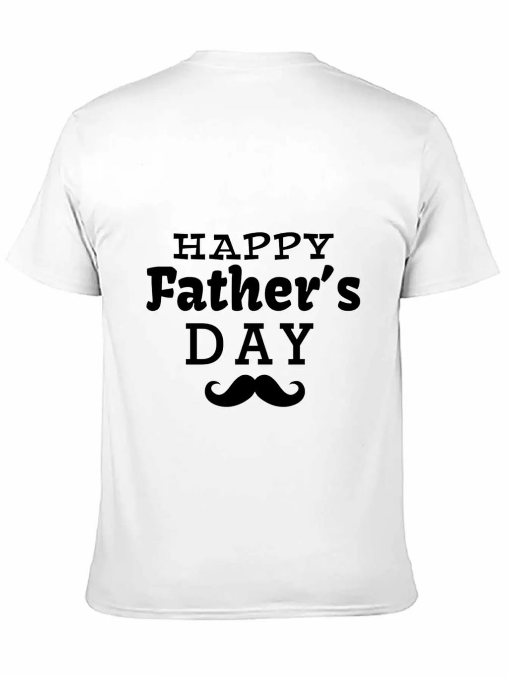 Happy Fathers Day Breathable Soft Cotton T-Shirt – Timeless Casual Look