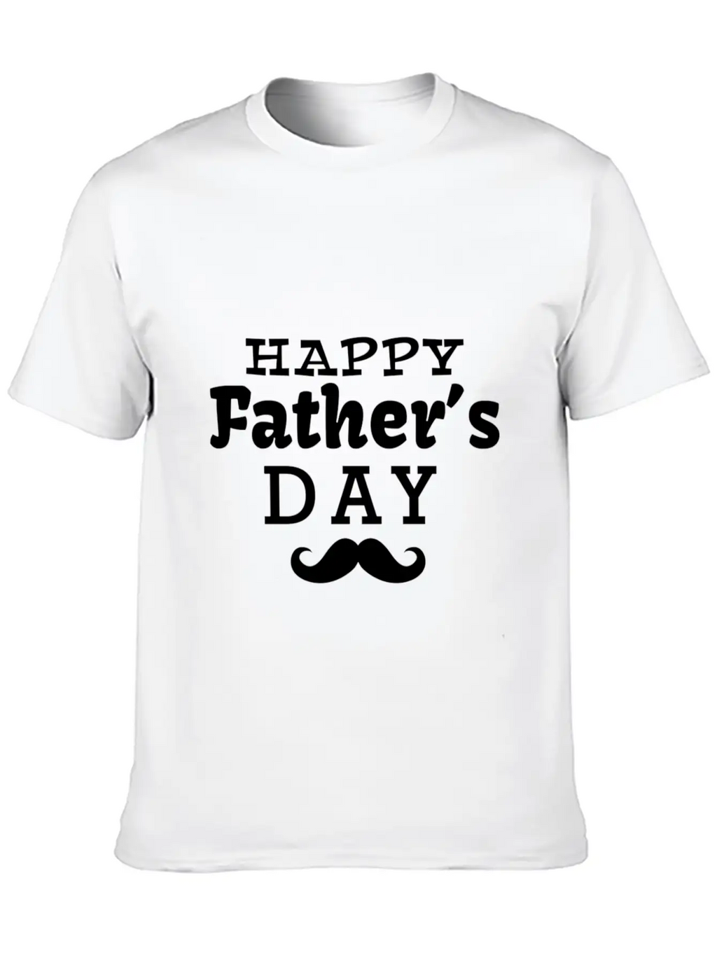 Happy Fathers Day Breathable Soft Cotton T-Shirt – Timeless Casual Look