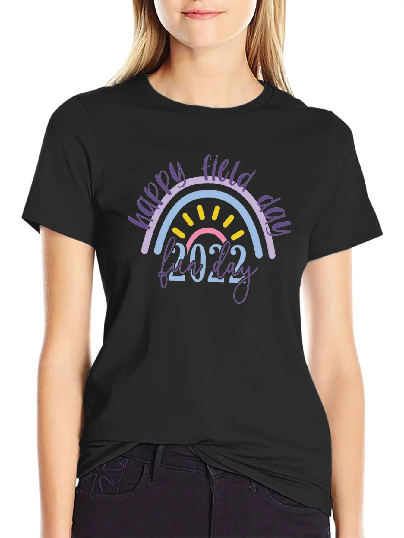 Happy Field Day Fun Day Relaxed Everyday Tee – Lightweight And Durable Cotton