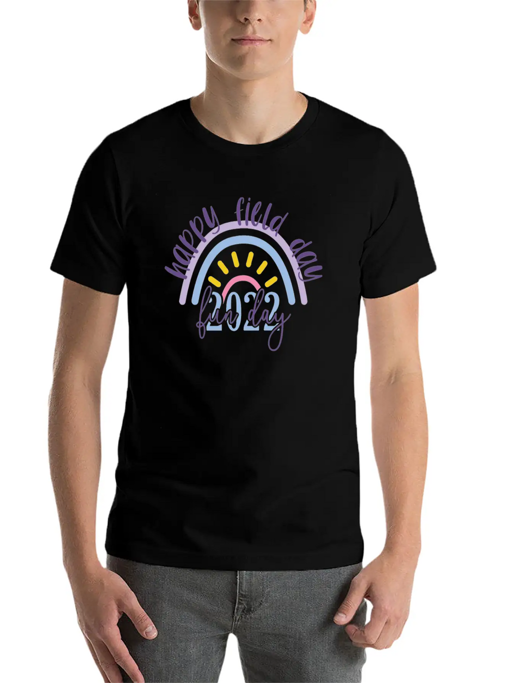 Happy Field Day Fun Day Relaxed Everyday Tee – Lightweight And Durable Cotton