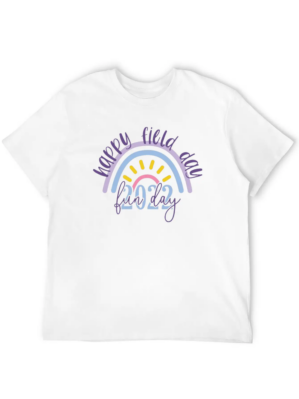 Happy Field Day Fun Day Relaxed Everyday Tee – Lightweight And Durable Cotton
