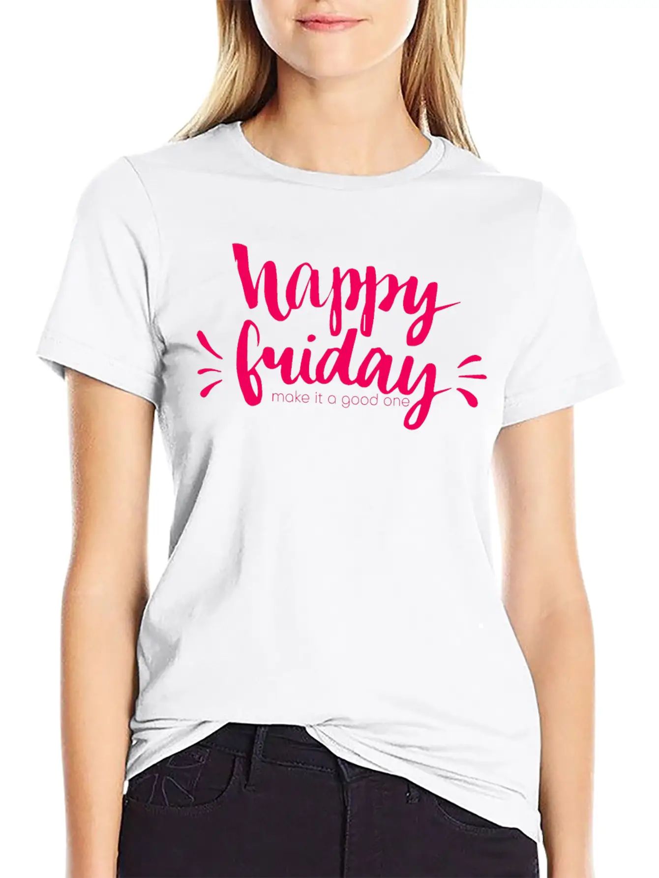 Happy Friday Happy Happy Friday Essential Cotton Tee For Daily Outfits – Unisex Style