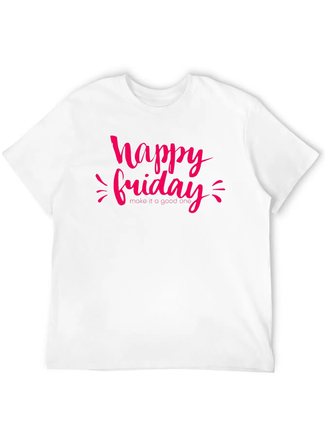 Happy Friday Happy Happy Friday Essential Cotton Tee For Daily Outfits – Unisex Style