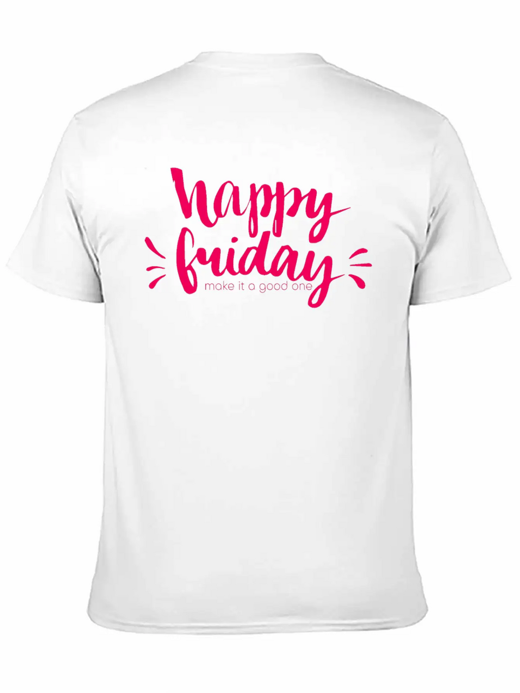 Happy Friday Happy Happy Friday Essential Cotton Tee For Daily Outfits – Unisex Style
