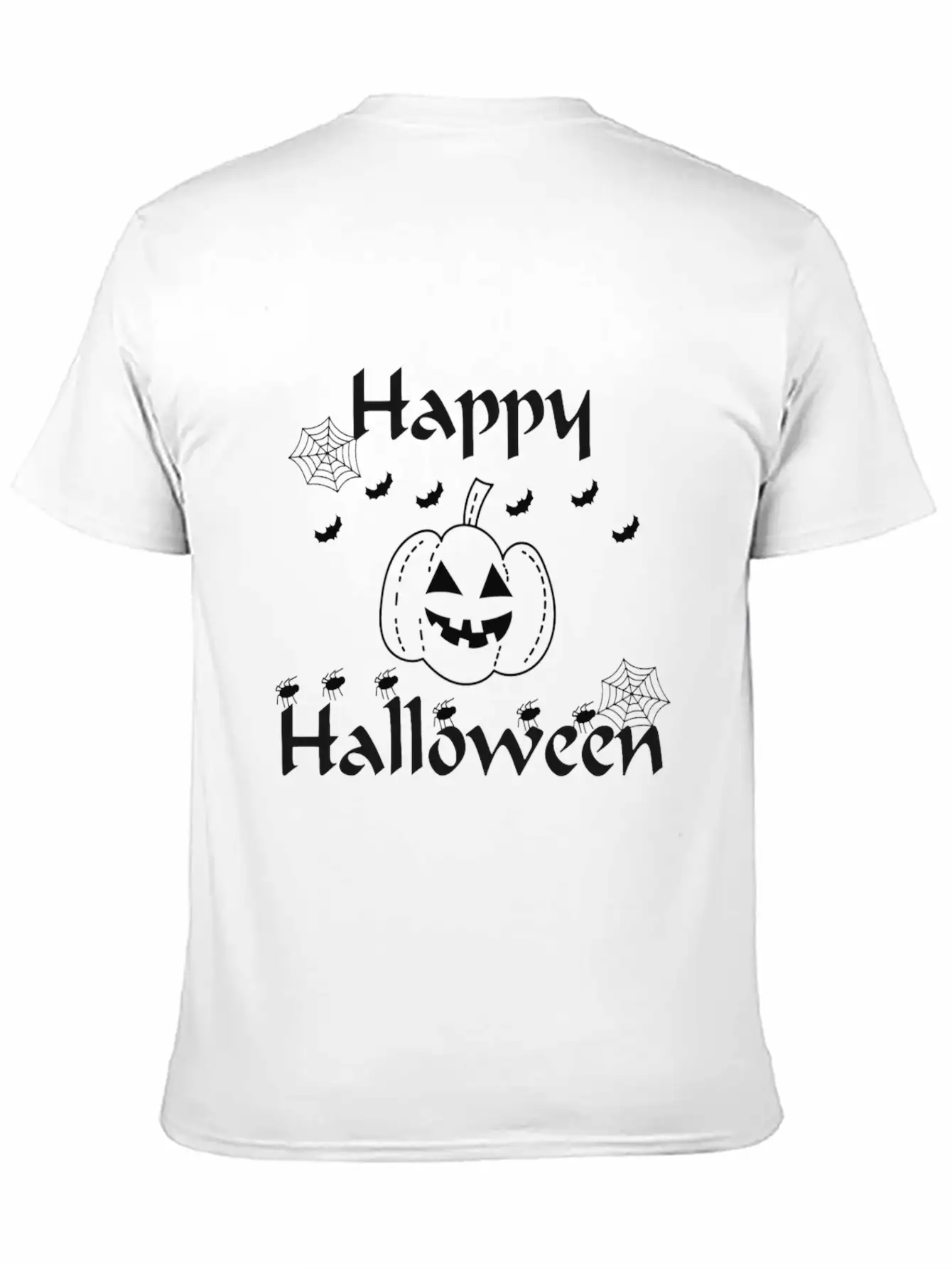 Happy Halloween Classic Cotton Tee – Unisex Comfort For Any Season