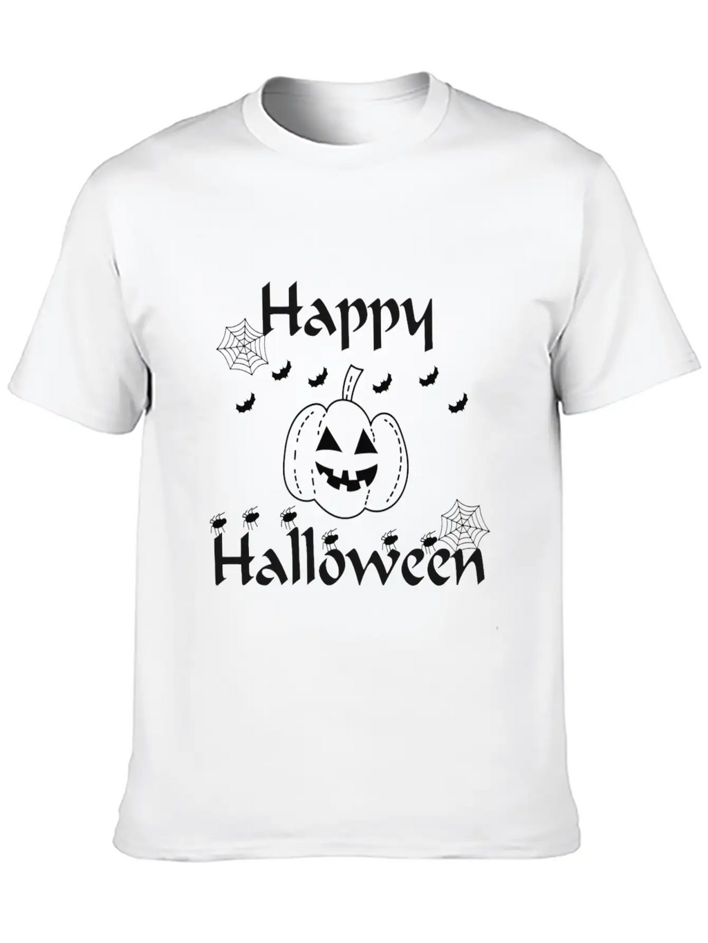 Happy Halloween Classic Cotton Tee – Unisex Comfort For Any Season