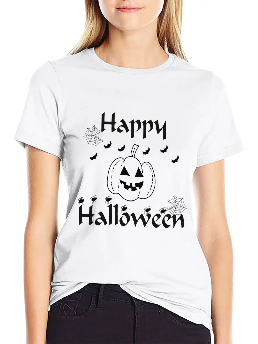 Happy Halloween Classic Cotton Tee – Unisex Comfort For Any Season