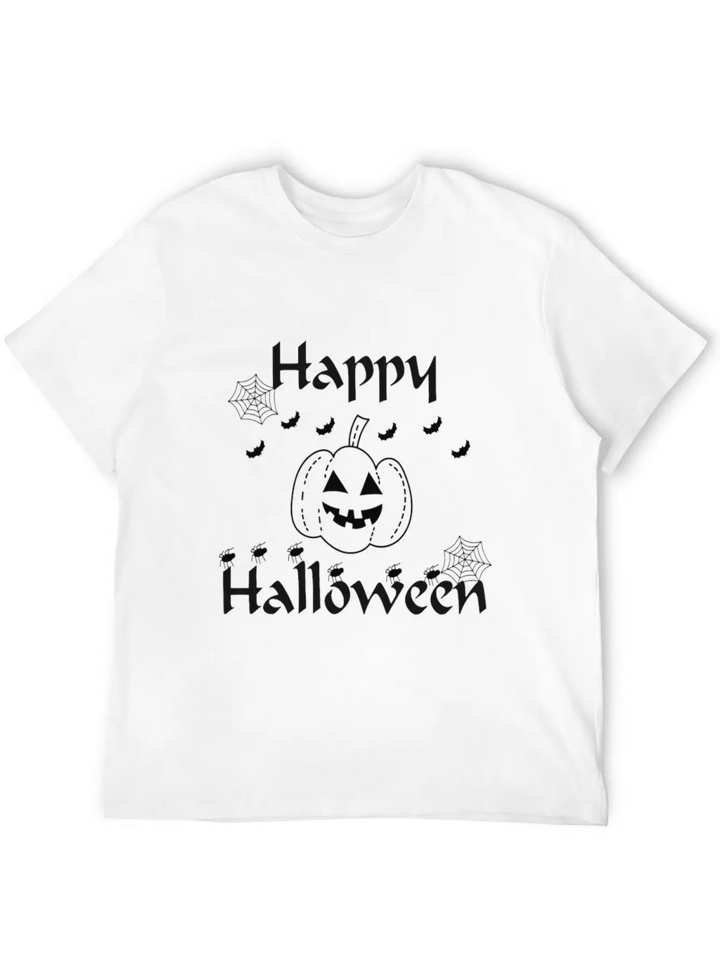 Happy Halloween Classic Cotton Tee – Unisex Comfort For Any Season