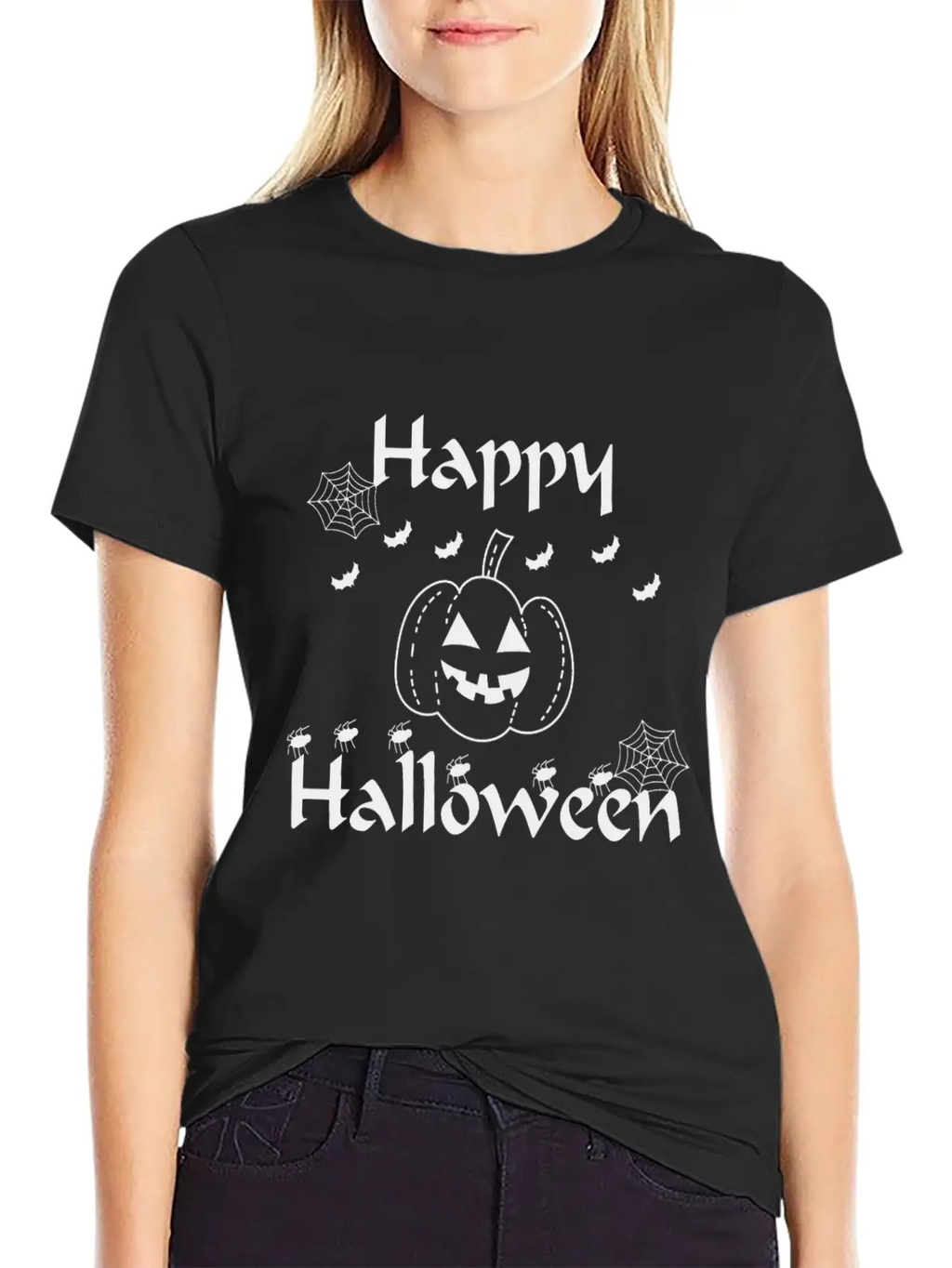 Happy Halloween Classic Cotton Tee – Unisex Comfort For Any Season