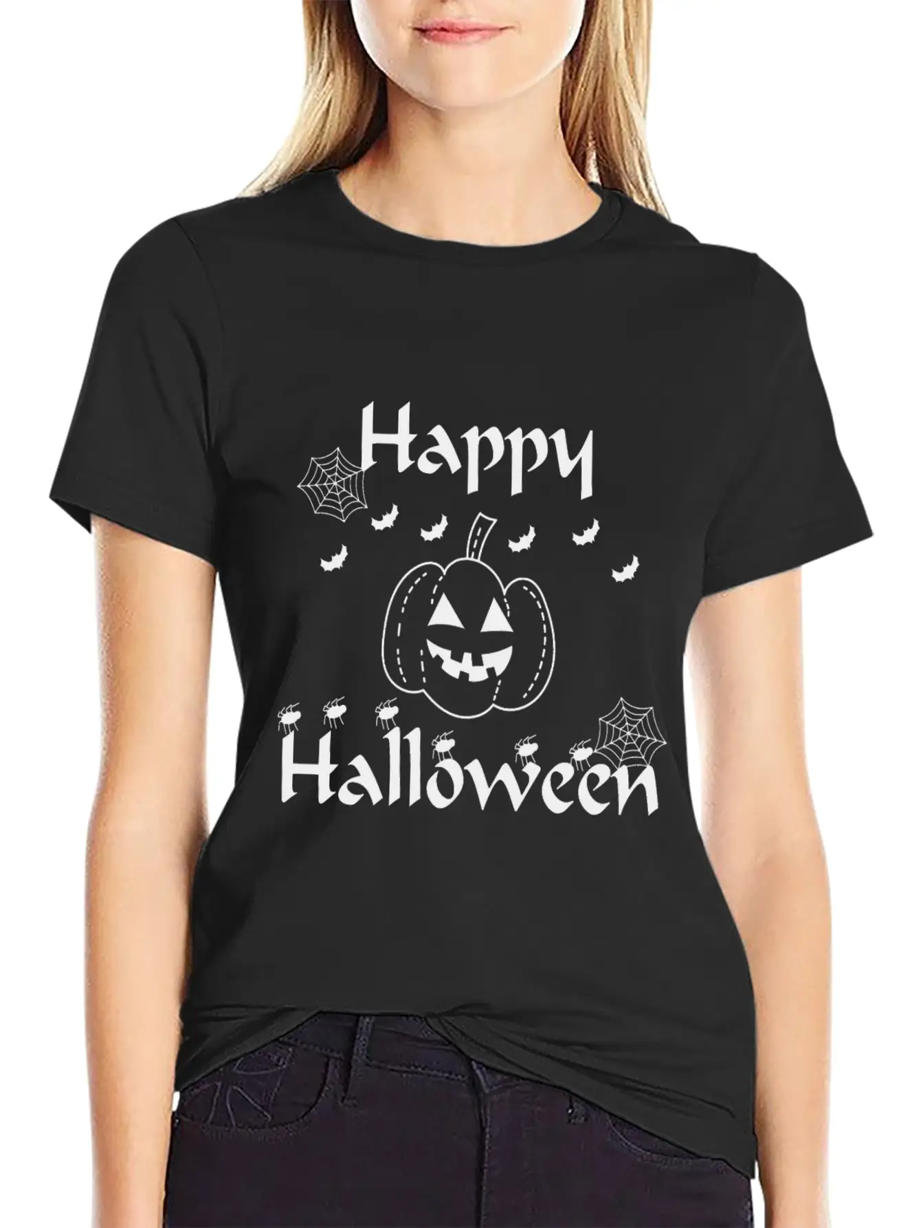 Happy Halloween Classic Cotton Tee – Unisex Comfort For Any Season