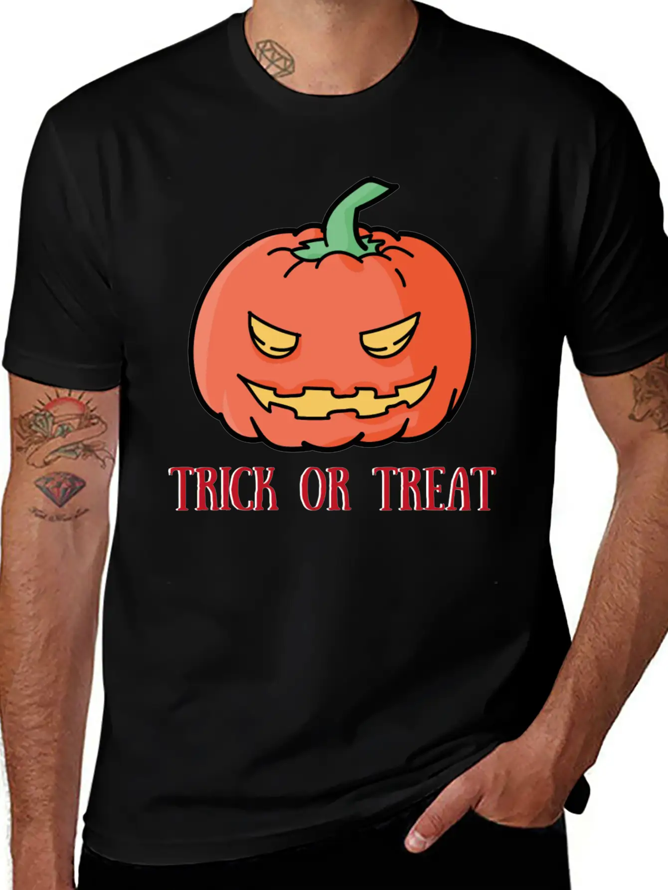 Happy Halloween Monster Zombie Horror Ghost Gift Breathable Soft Cotton T-Shirt – Timeless Casual Look