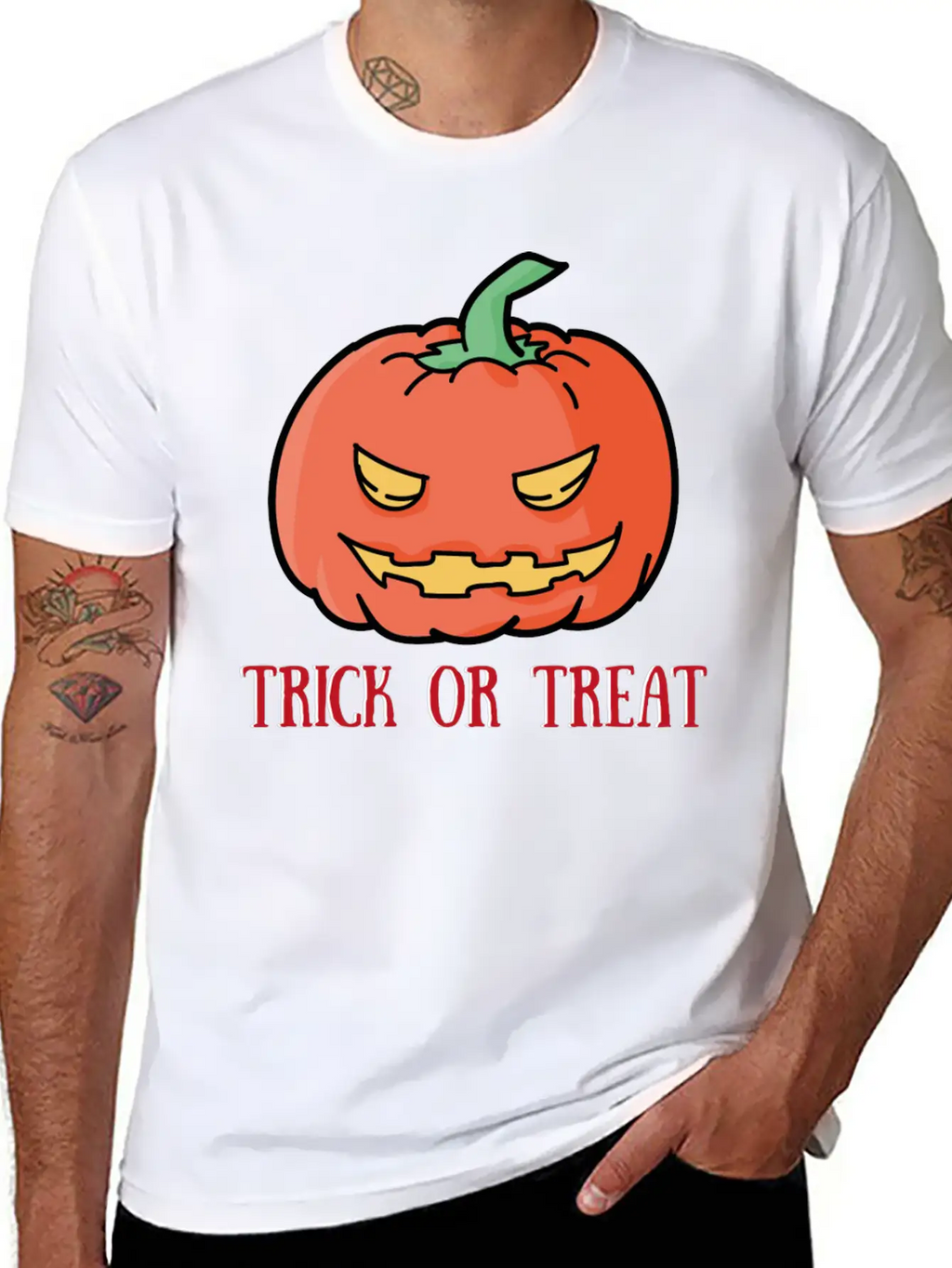 Happy Halloween Monster Zombie Horror Ghost Gift Breathable Soft Cotton T-Shirt – Timeless Casual Look