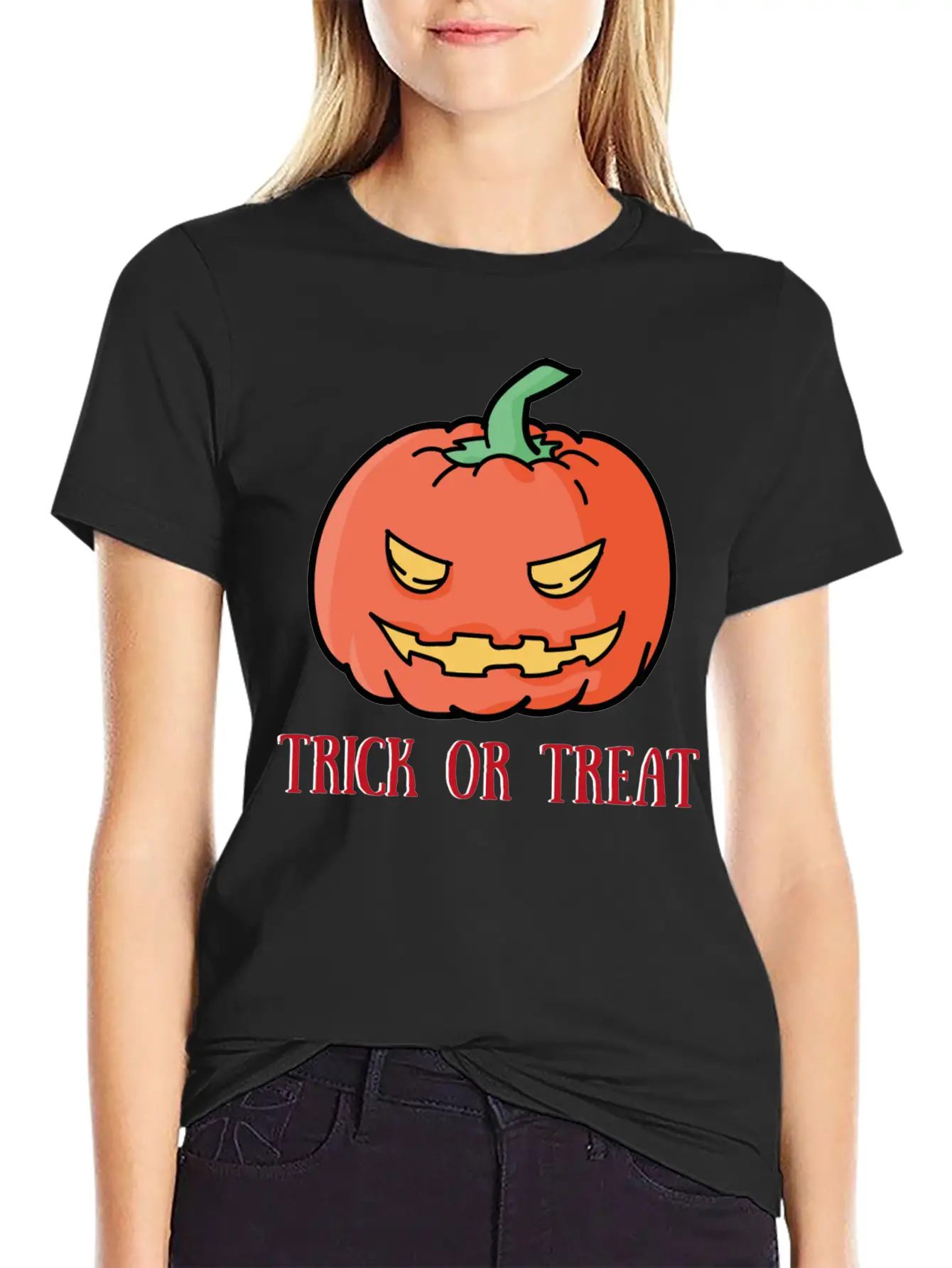 Happy Halloween Monster Zombie Horror Ghost Gift Breathable Soft Cotton T-Shirt – Timeless Casual Look