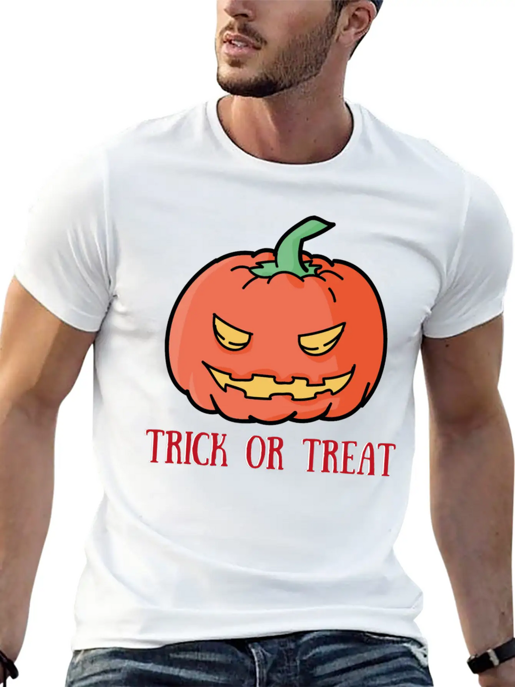 Happy Halloween Monster Zombie Horror Ghost Gift Breathable Soft Cotton T-Shirt – Timeless Casual Look