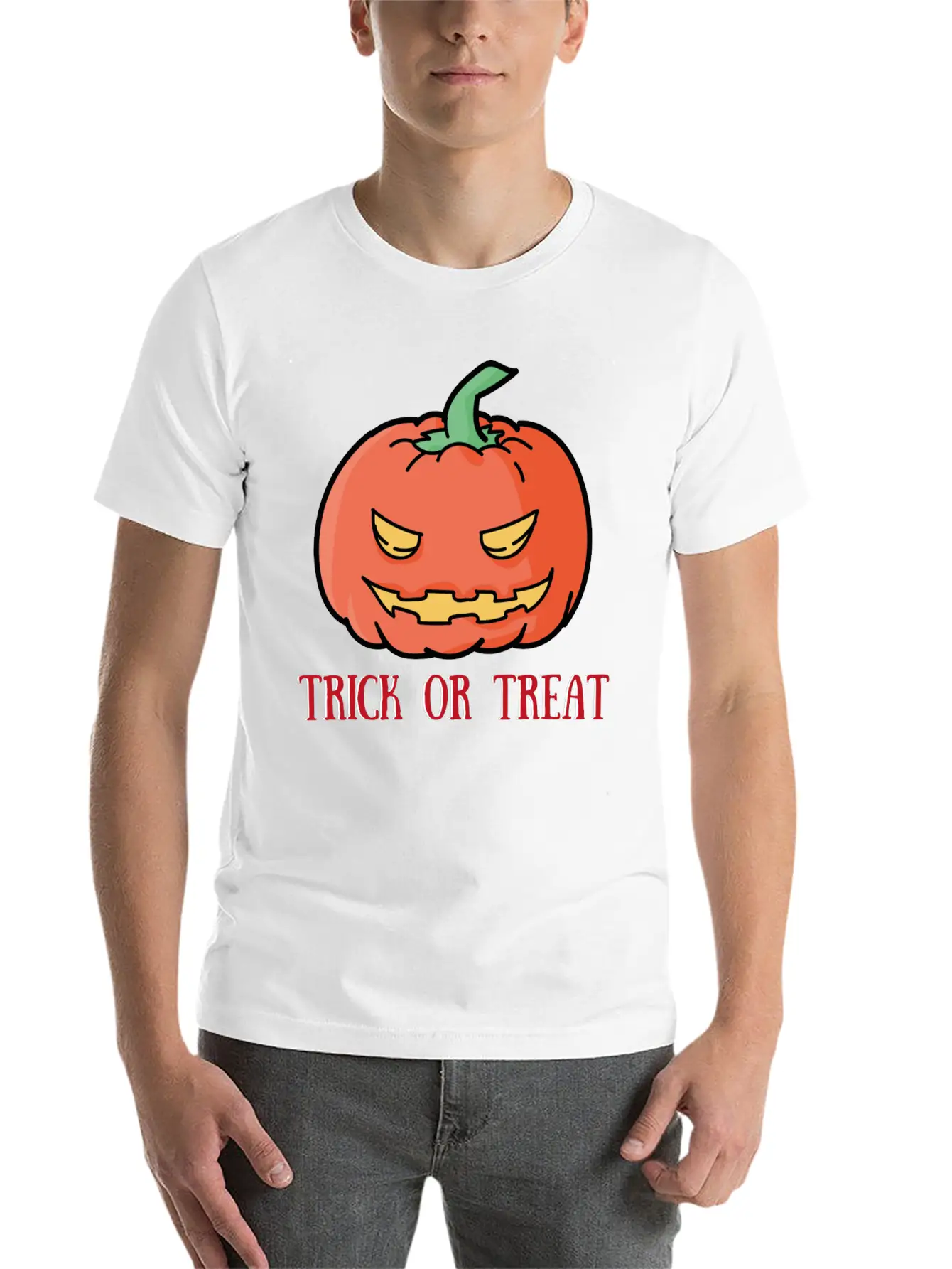 Happy Halloween Monster Zombie Horror Ghost Gift Breathable Soft Cotton T-Shirt – Timeless Casual Look